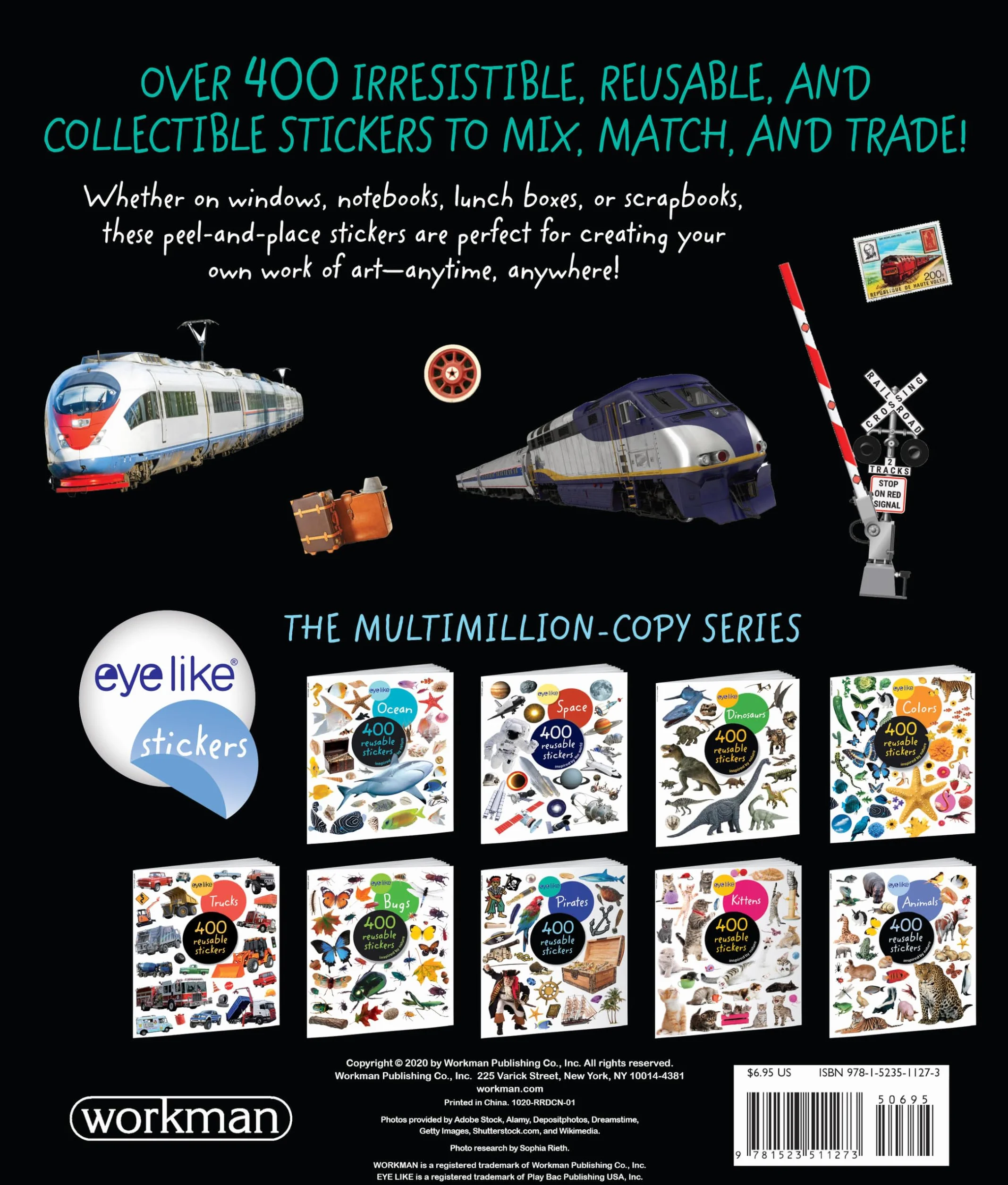 Eyelike Stickers: Trains: 1