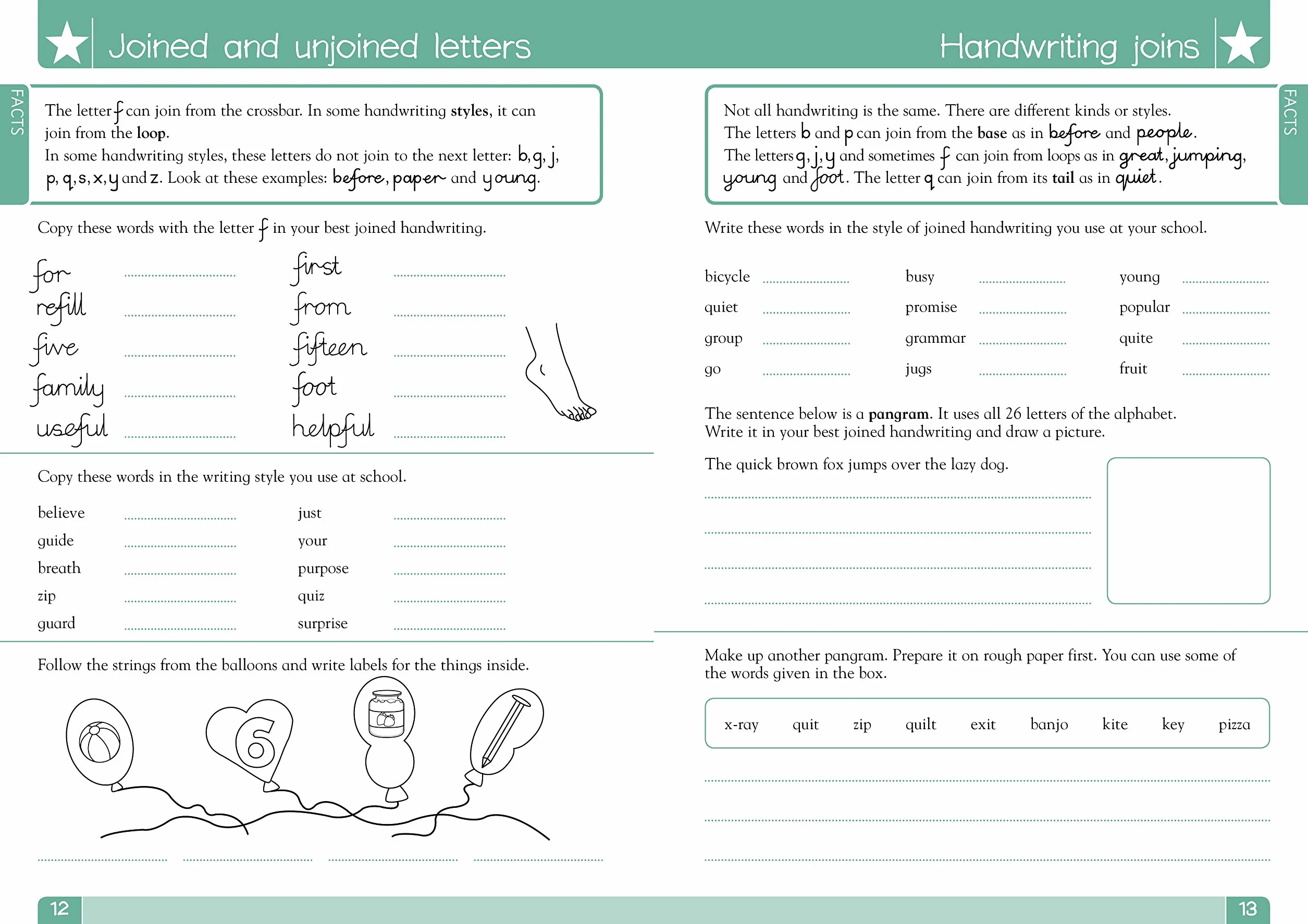 Handwriting Made Easy: Confident Writing, Ages 7-11 (Key Stage 2): Supports the National Curriculum, Handwriting Practice Book (Made Easy Workbooks)