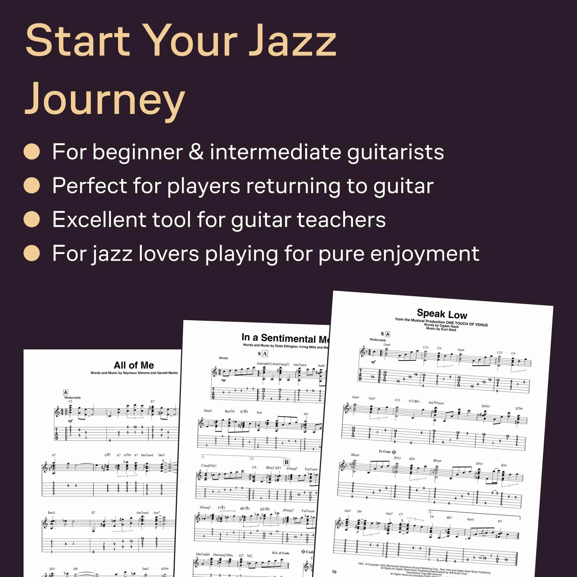 First 50 Jazz Standards You Should Play on Guitar