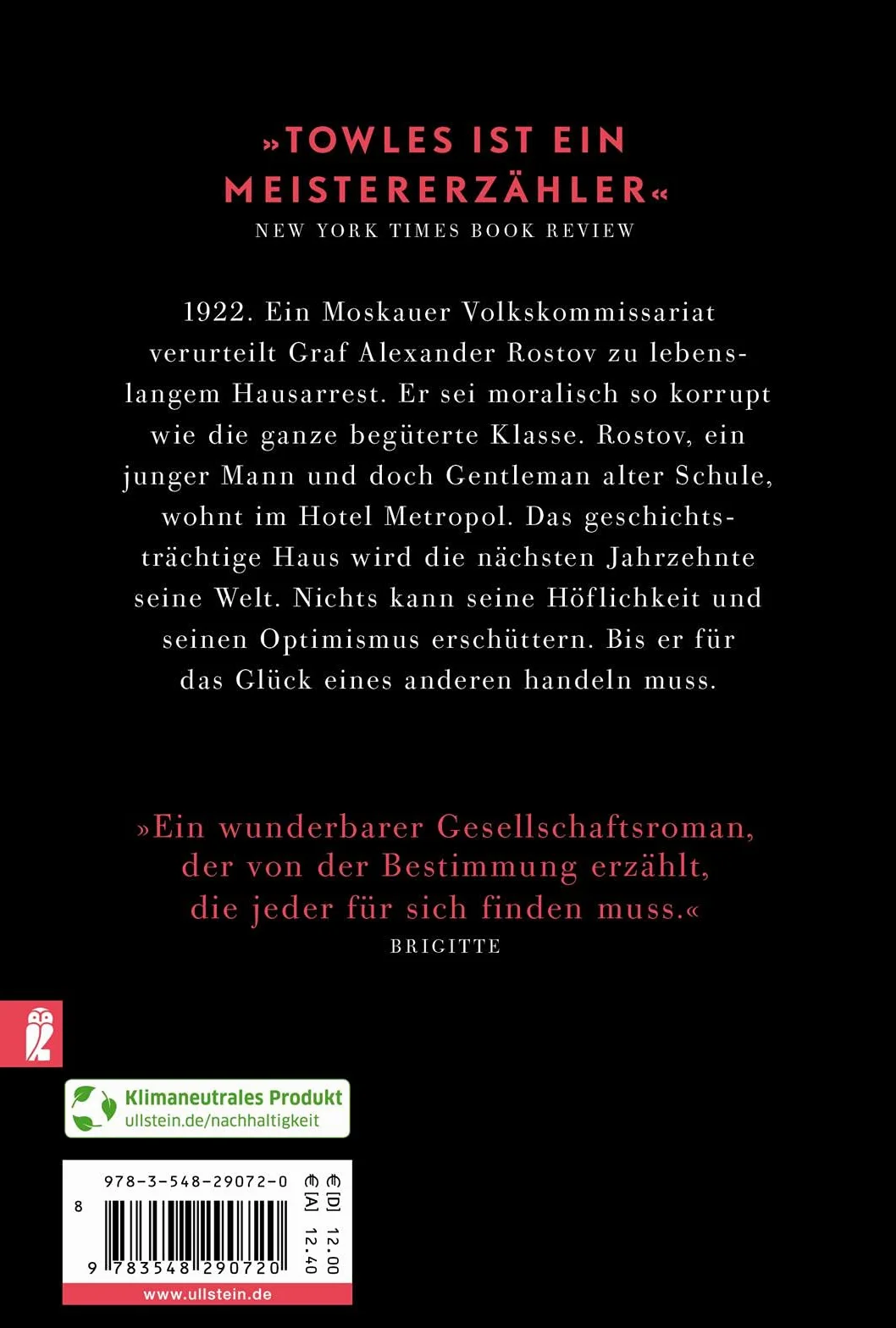 Ein Gentleman in Moskau: Roman | Ein Meisterwerk über den Wandel Russlands, die Magie des Alltags und die stille Revolution der Menschlichkeit