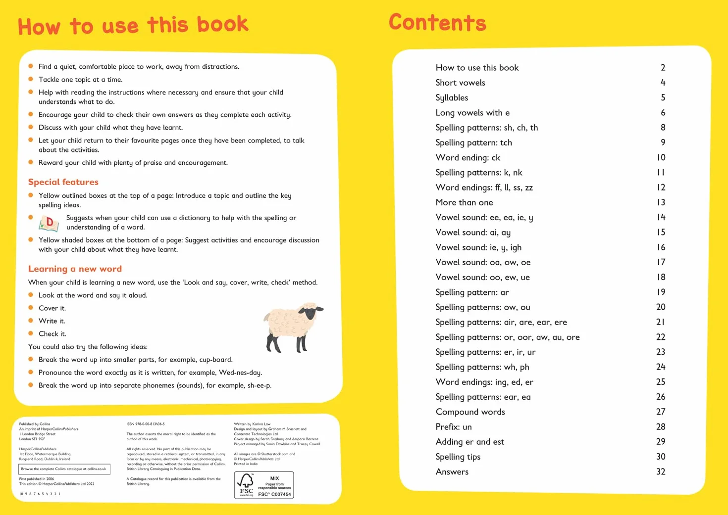 Spelling Ages 5-6: Ideal for home learning