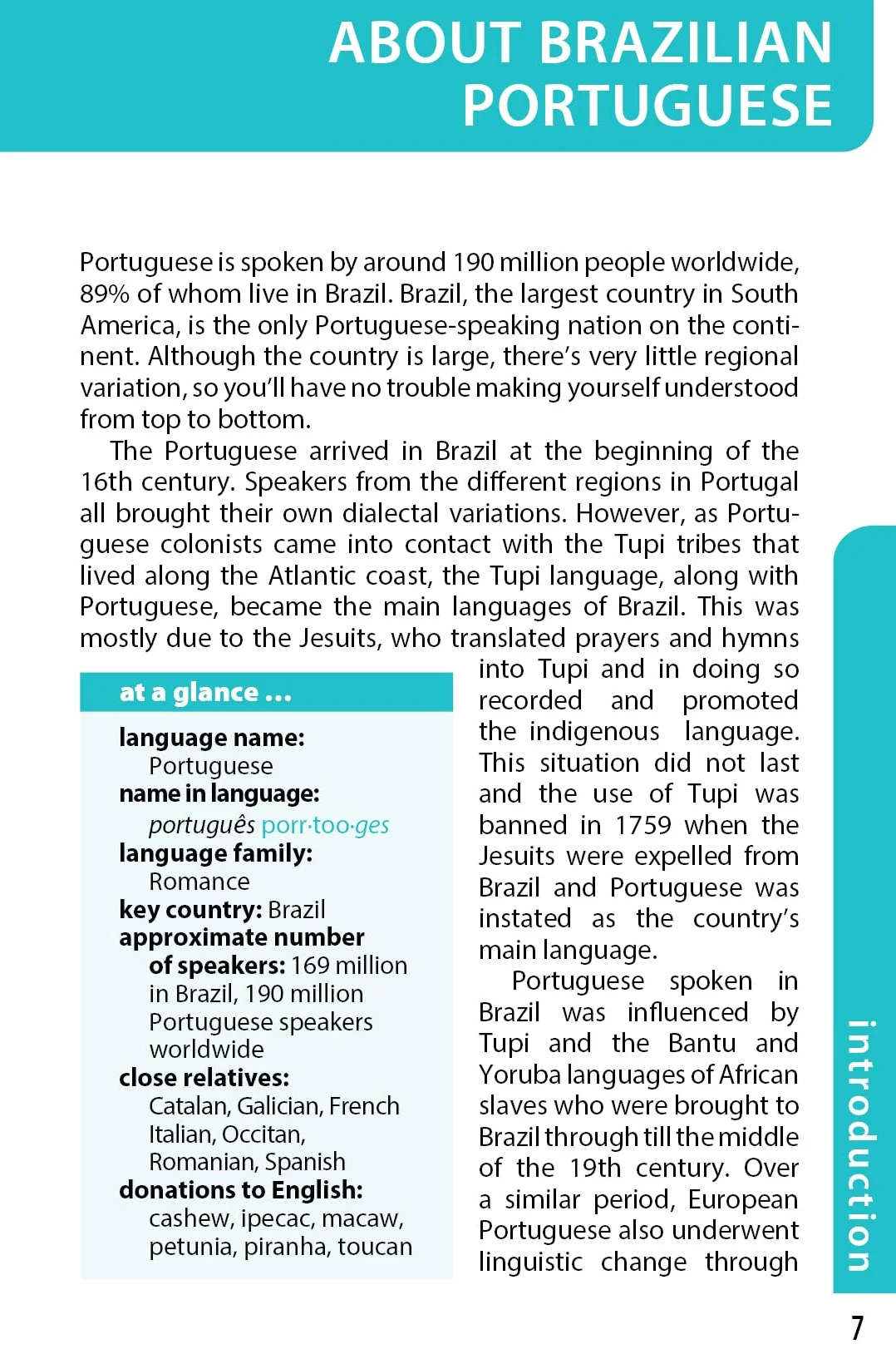 Brazilian Portuguese Phrasebook & Dictionary - 6ed - Anglais