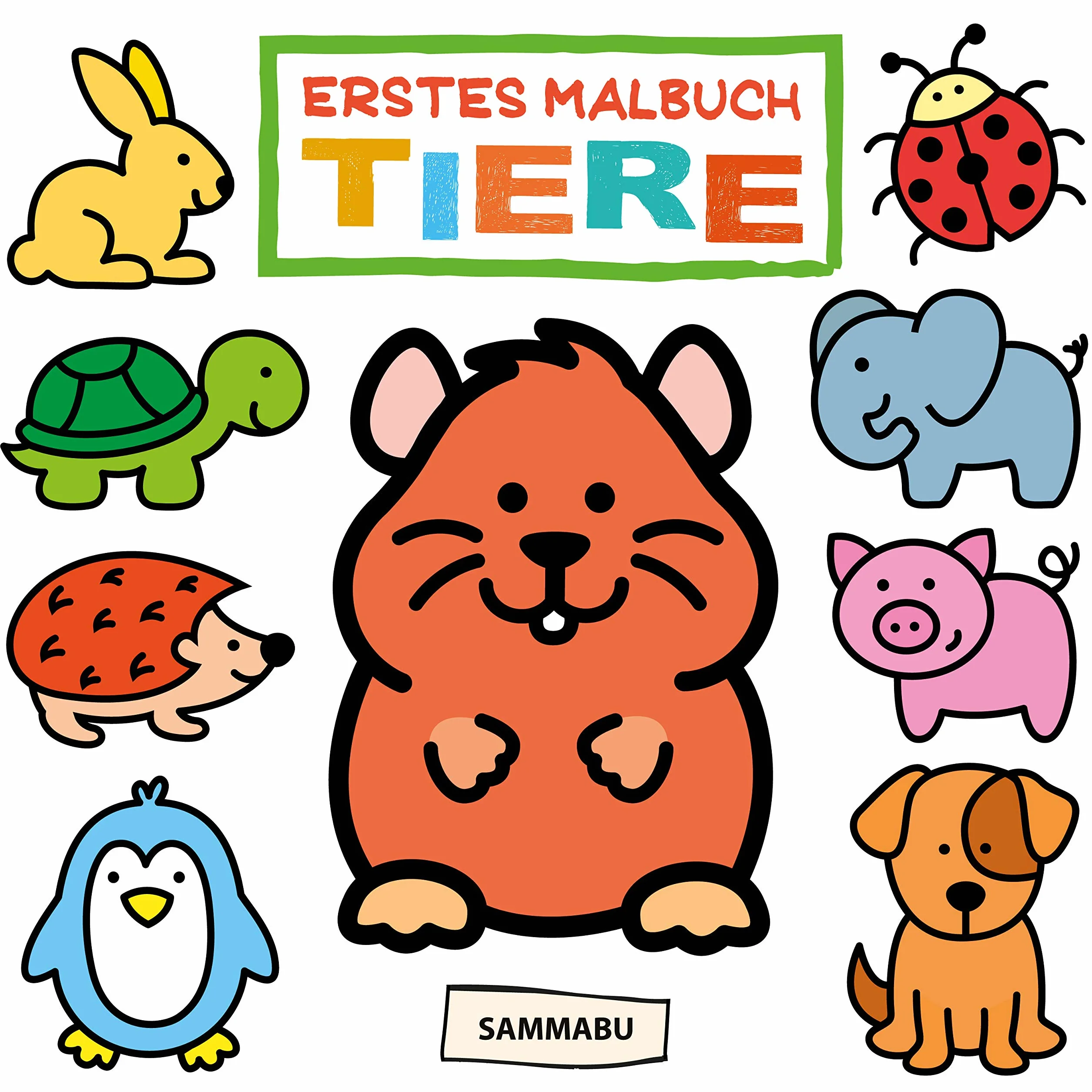 Erstes Malbuch Tiere (Malbuch ab 1 Jahr)