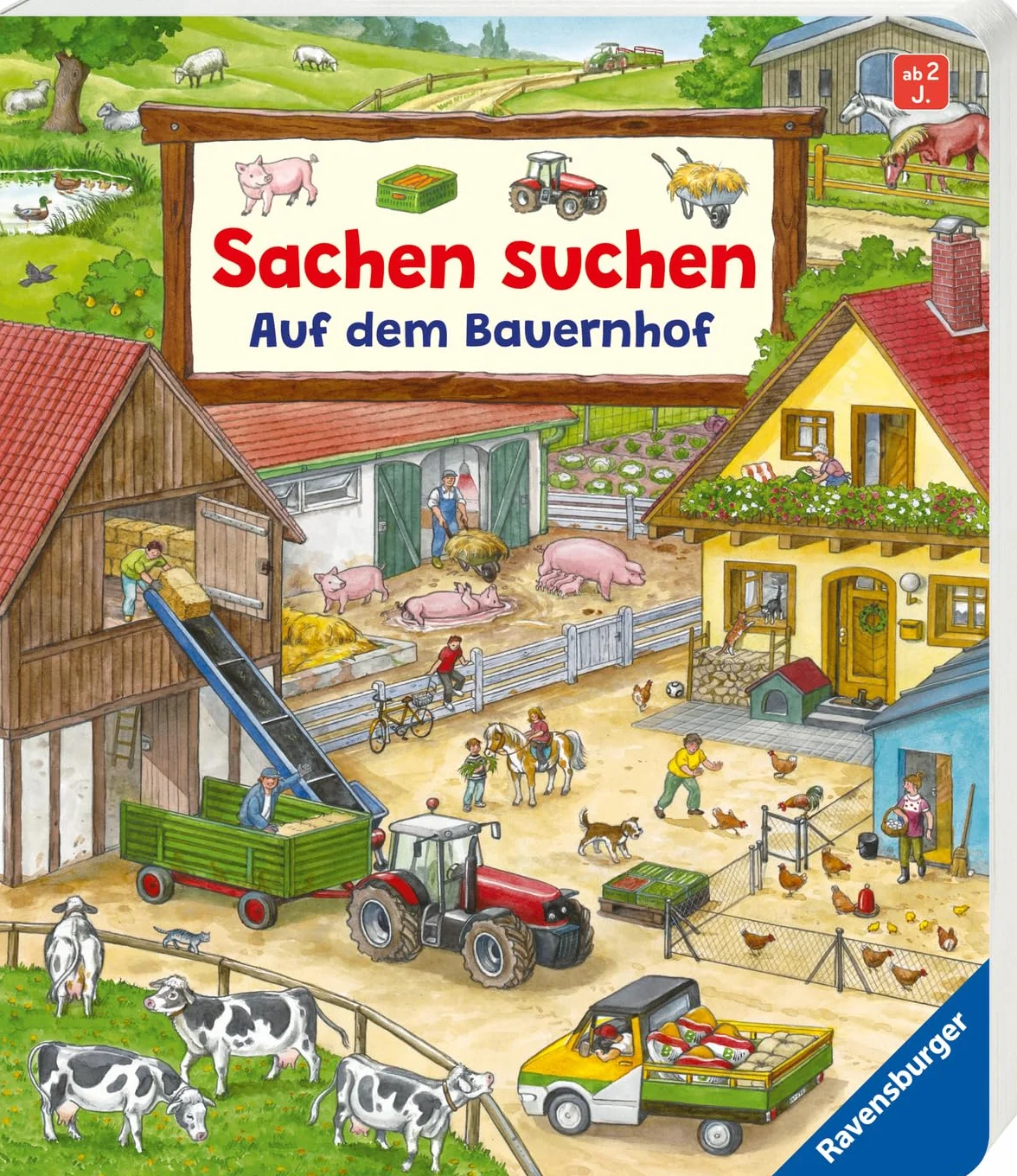 Sachen suchen: Auf dem Bauernhof - Wimmelbuch ab 2 Jahren