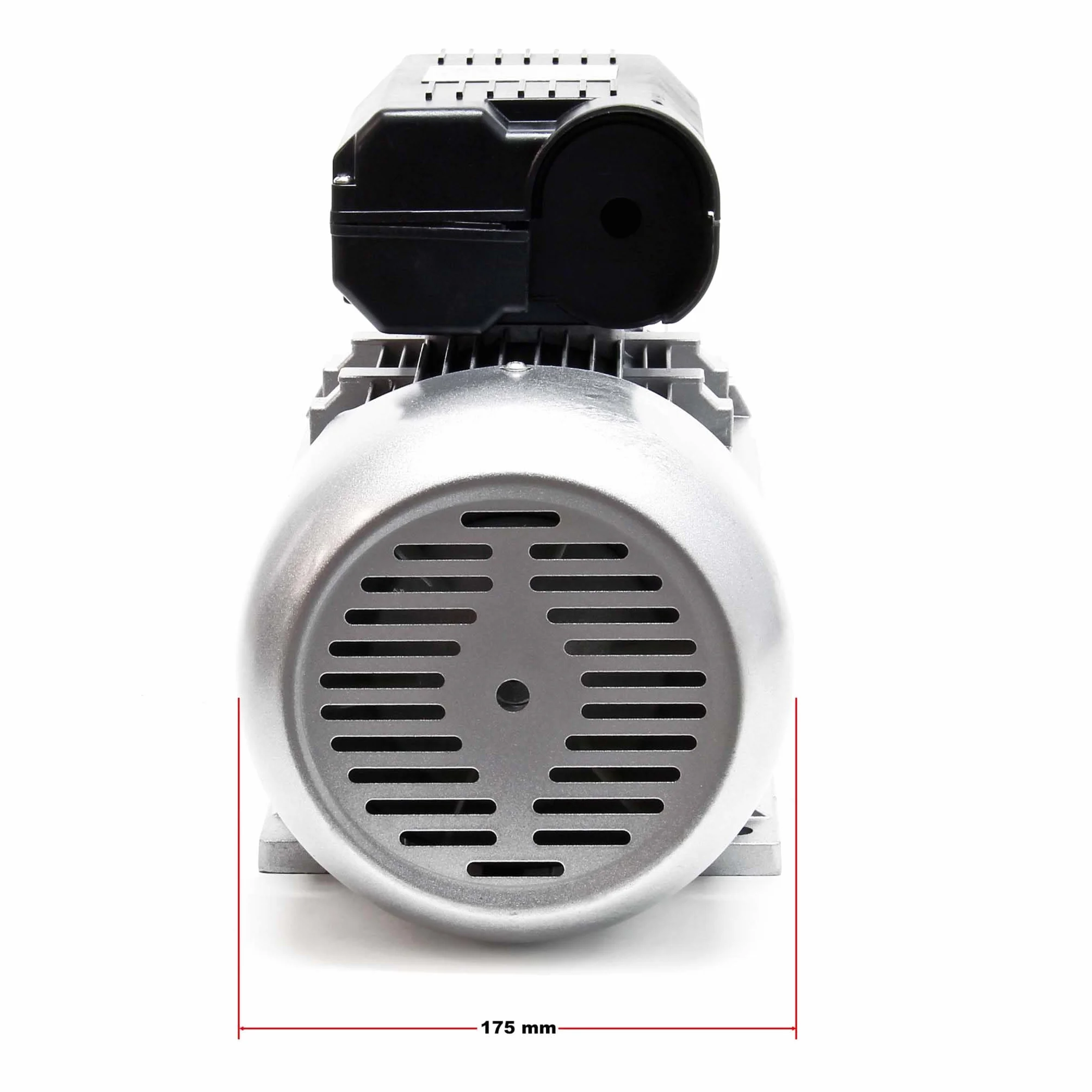 Wiltec Silnik elektryczny jednofazowy 2-biegowy 230 V 1,5 kW (2 KM) z kondensatorem startowym IP55 2850 obr/min. z aluminium