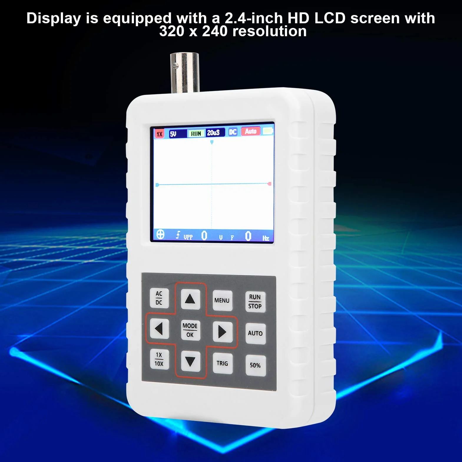Oscyloskop ręczny 2,4 cala TFT LCD 5MHz 20MS/s 16 MB 1200 mAh