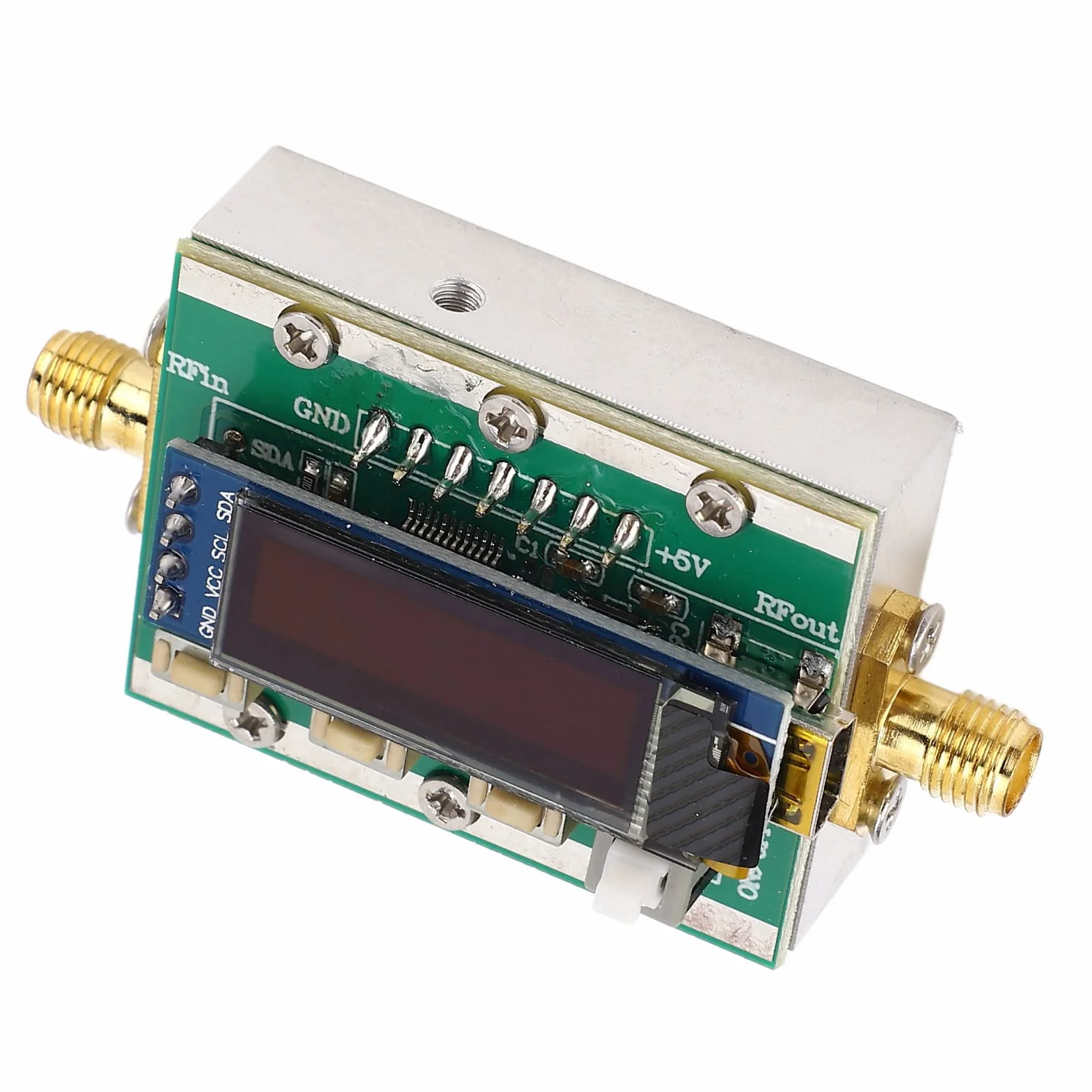 Cyfrowy moduł Tłumika RF 1-3800 MHz Tłumik RF Programowalny Tłumik RF ze Stopniem Cofania Obudowa CNC Sterowanie za pomocą Komputera PC 5 V