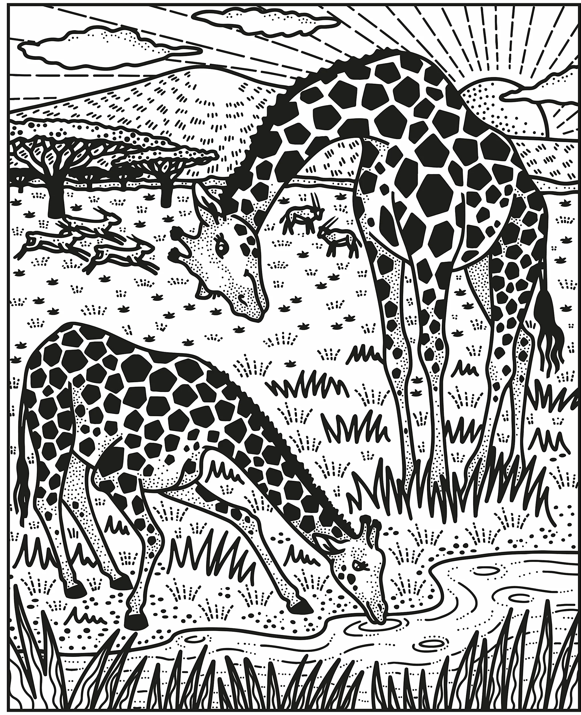 Wild Animals Magic Painting Book (Magic Painting Books)