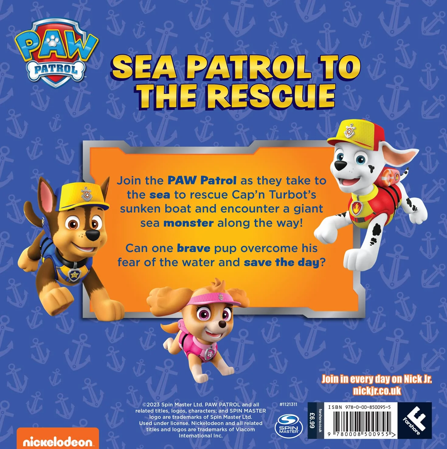 PAW Patrol Sea Patrol To The Rescue Picture Book: A PAWsome ocean adventure story perfect for every PAW Patrol fan.