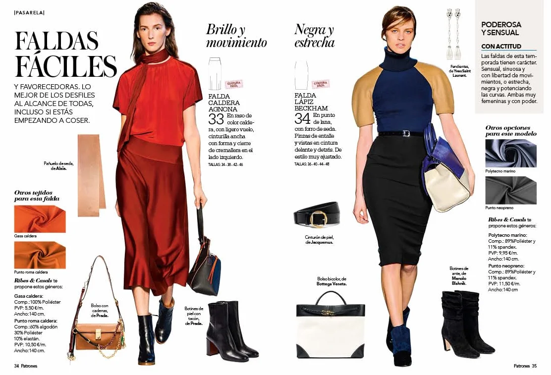 Revista Patrones #473 | Nuevas tendencias: Looks de otoño