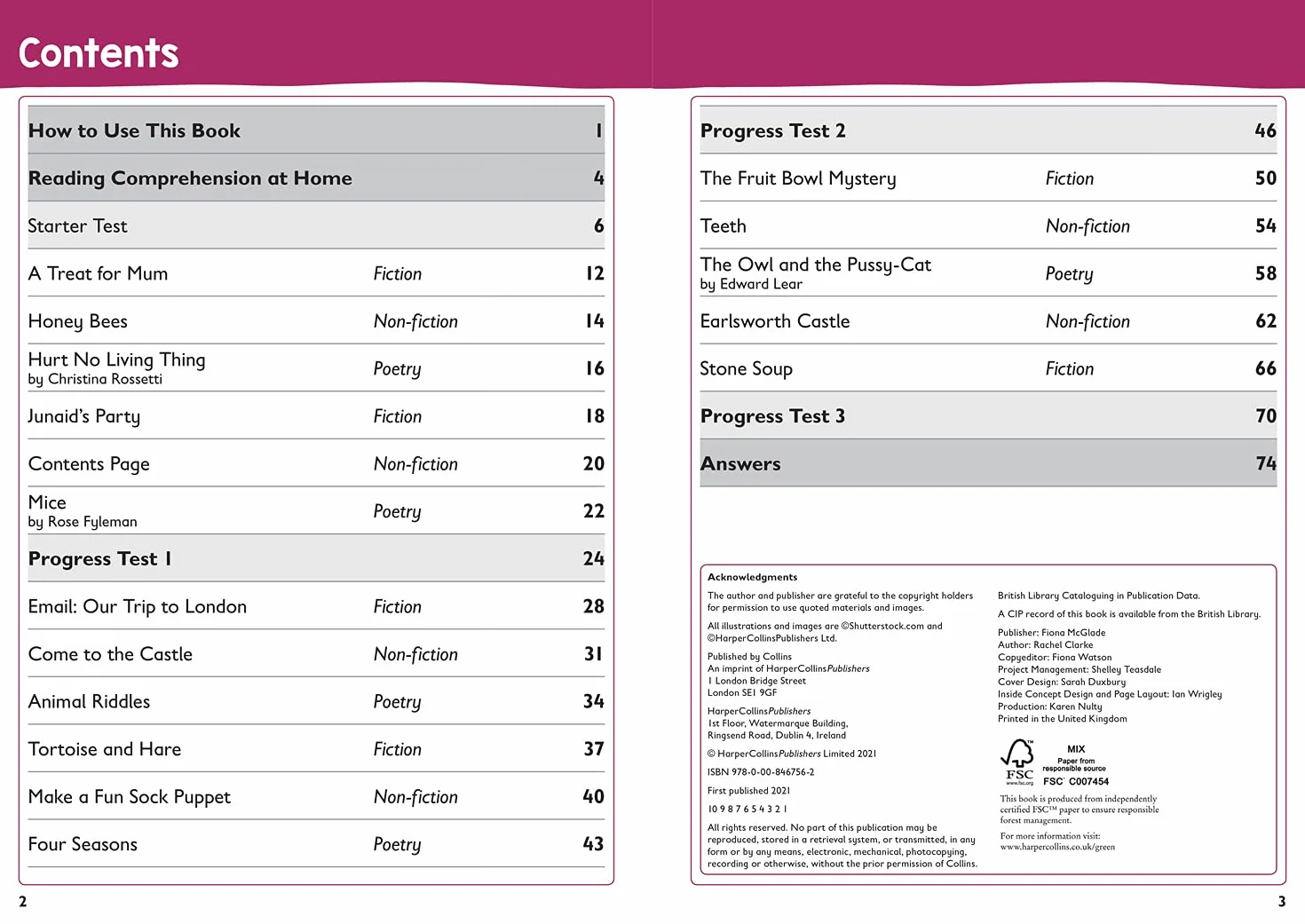Year 2 Reading Comprehension Targeted Practice Workbook: Ideal for use at home