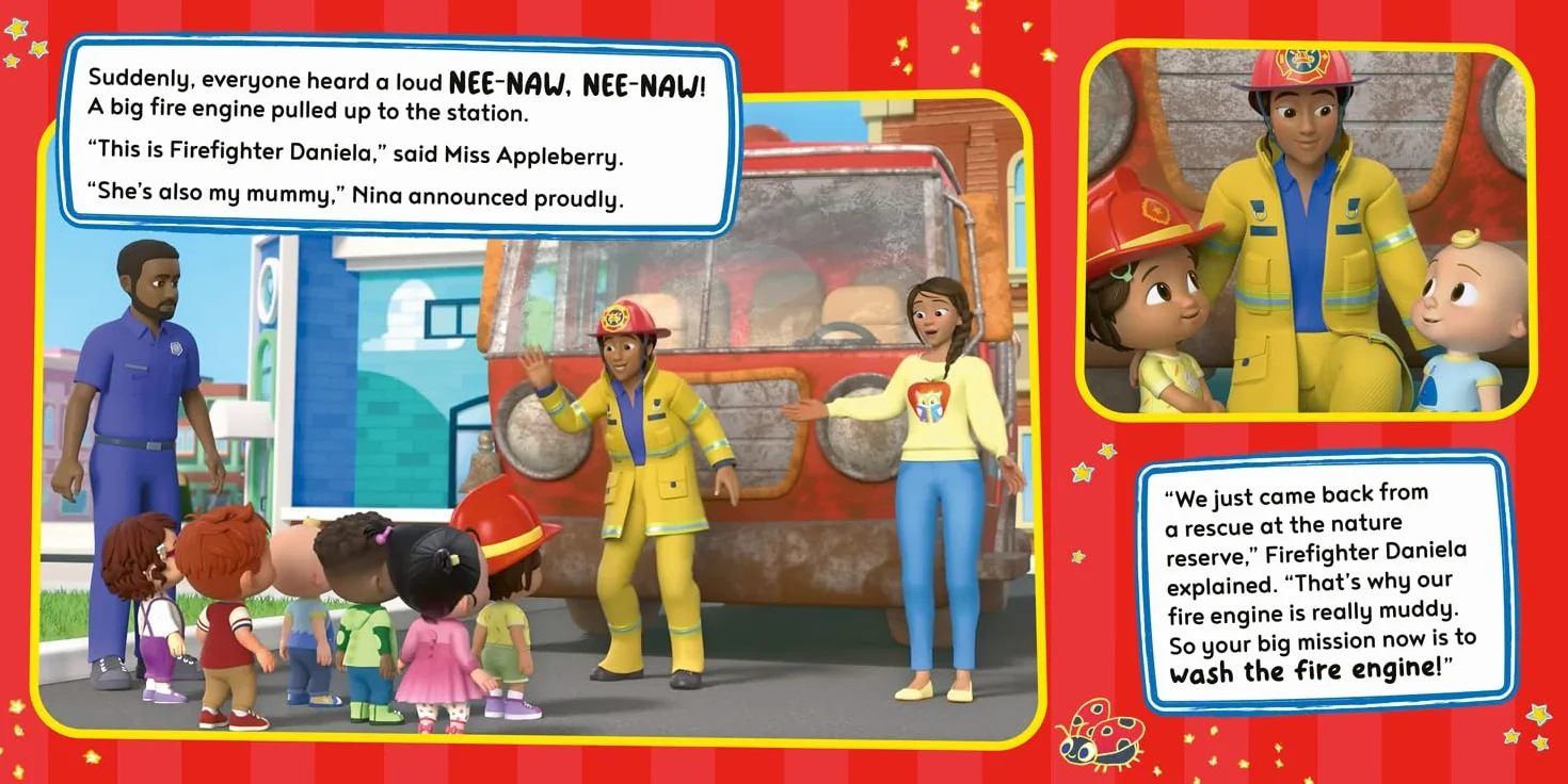CoComelon Lane: The Great Big Fire Engine Picture Book: A gentle early-learning storybook about feeling worried for CoComelon fans