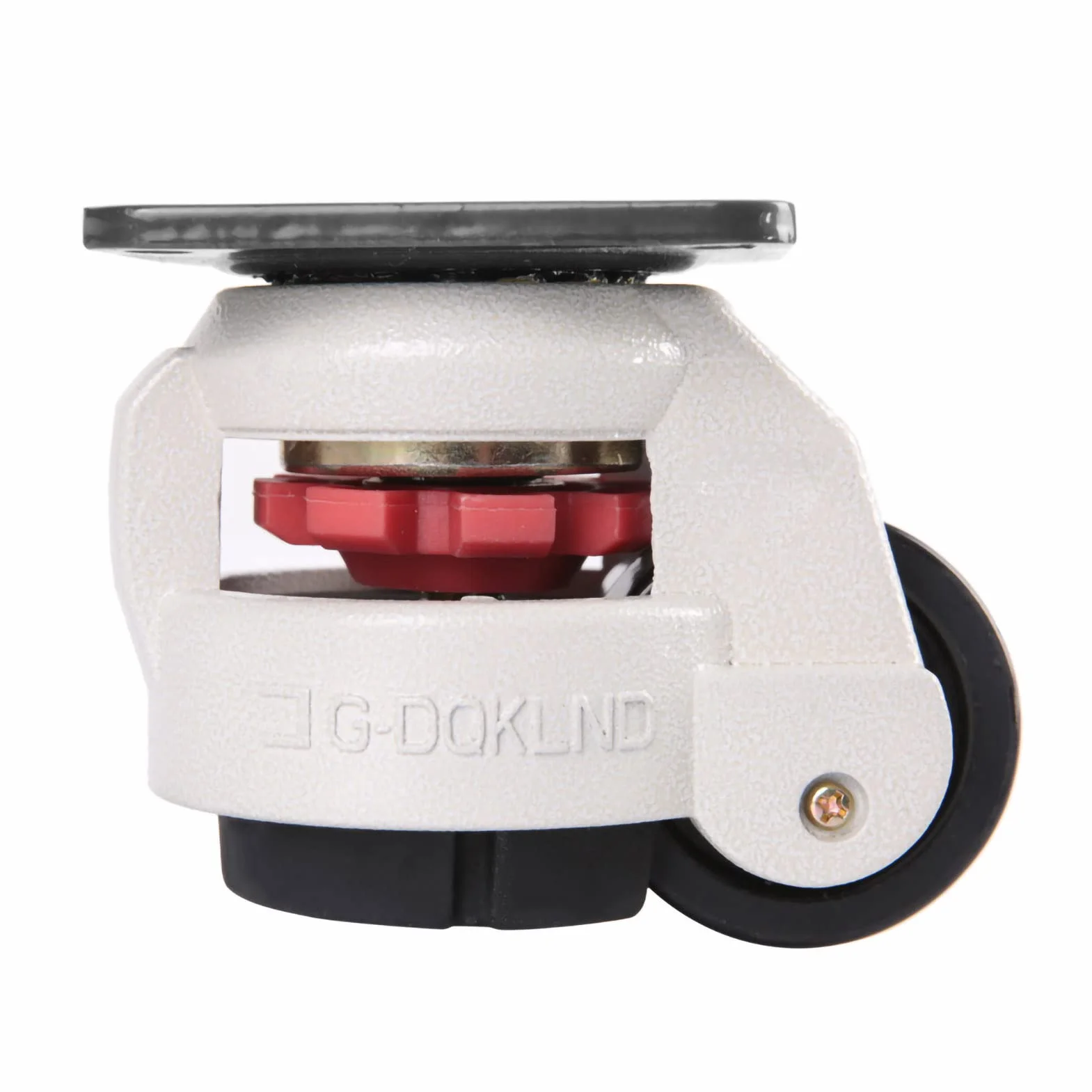 Koła chowane Akozon GD-60F 4 szt. 2 "przemysłowe kółka obrotowe 551lbs Wytrzymały nylon Stop aluminium