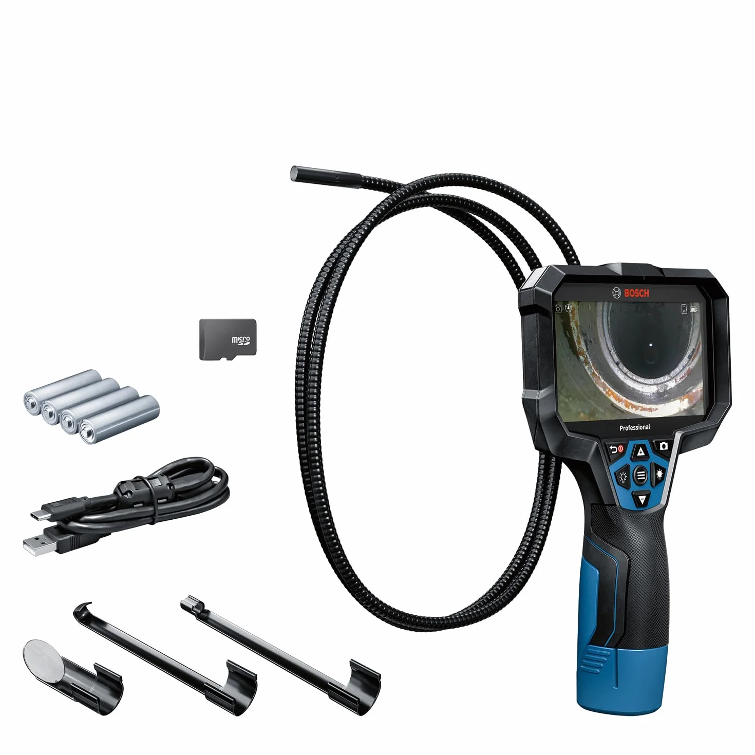 Bosch Professional Kamera inspekcyjna GIC 12V-5-27 C 150 cm AutoUp 5" 1280x720 px