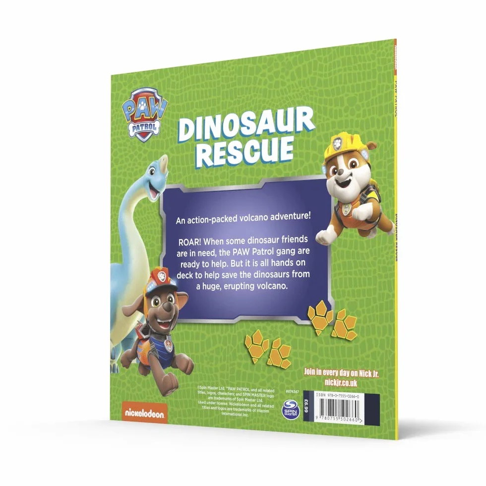Paw Patrol Picture Book – Dinosaur Rescue: A ROARSOME illustrated adventure story book from the hit PAW Patrol Dino Rescue series for children aged 2, 3, 4, 5