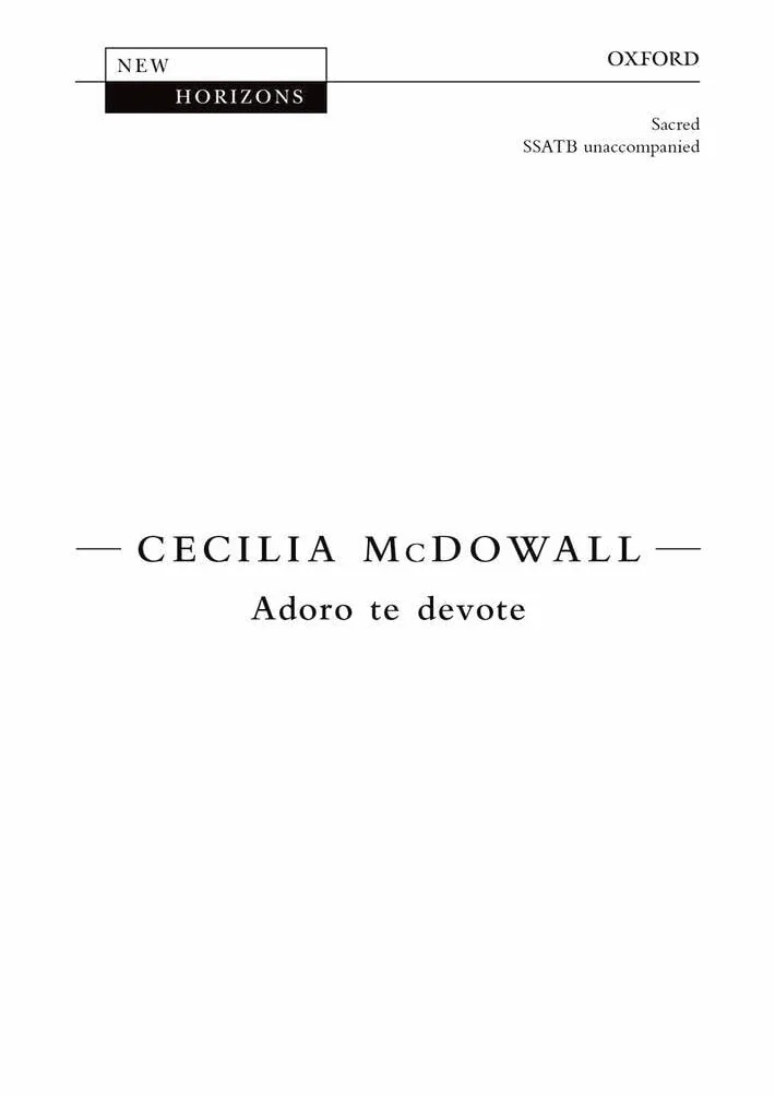ADORO TE DEVOTE CHANT