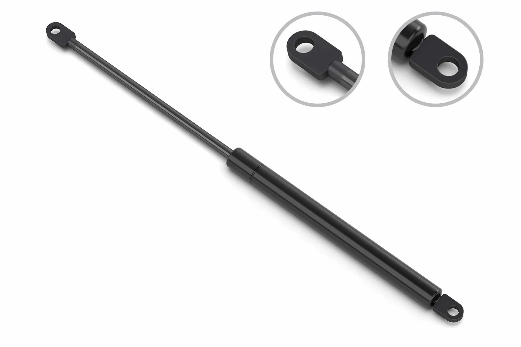 Stabilus siłownik gazowy LIFT-O-MAT® amortyzator hydrauliczny z 150 Newton, m.in. dla klap meblowych, przyczep kempingowych i projektów DIY – długość: 485,00 cm, skok: 200,0 cm, wykonanie metalowe