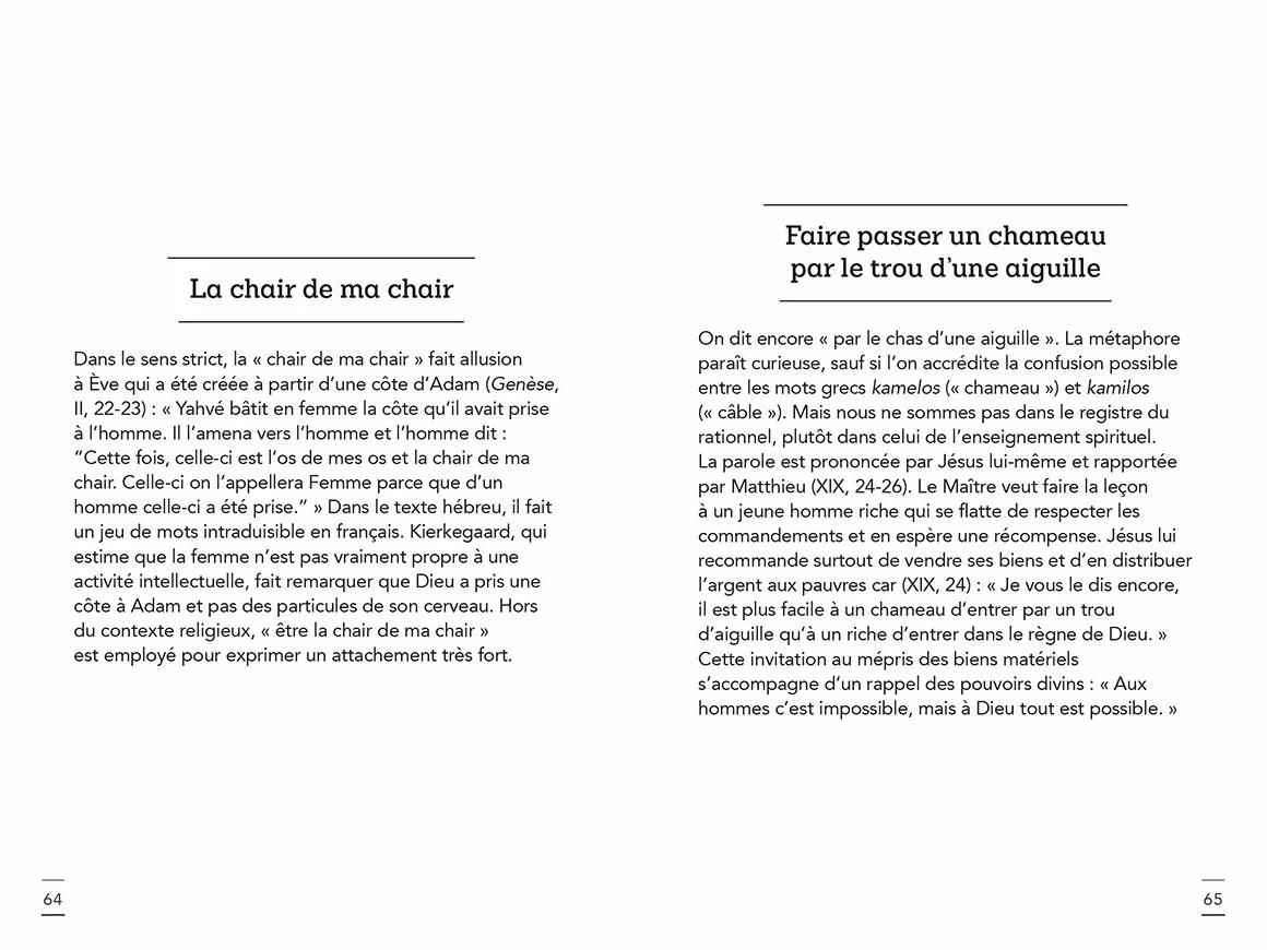 Expressions bibliques expliquées
