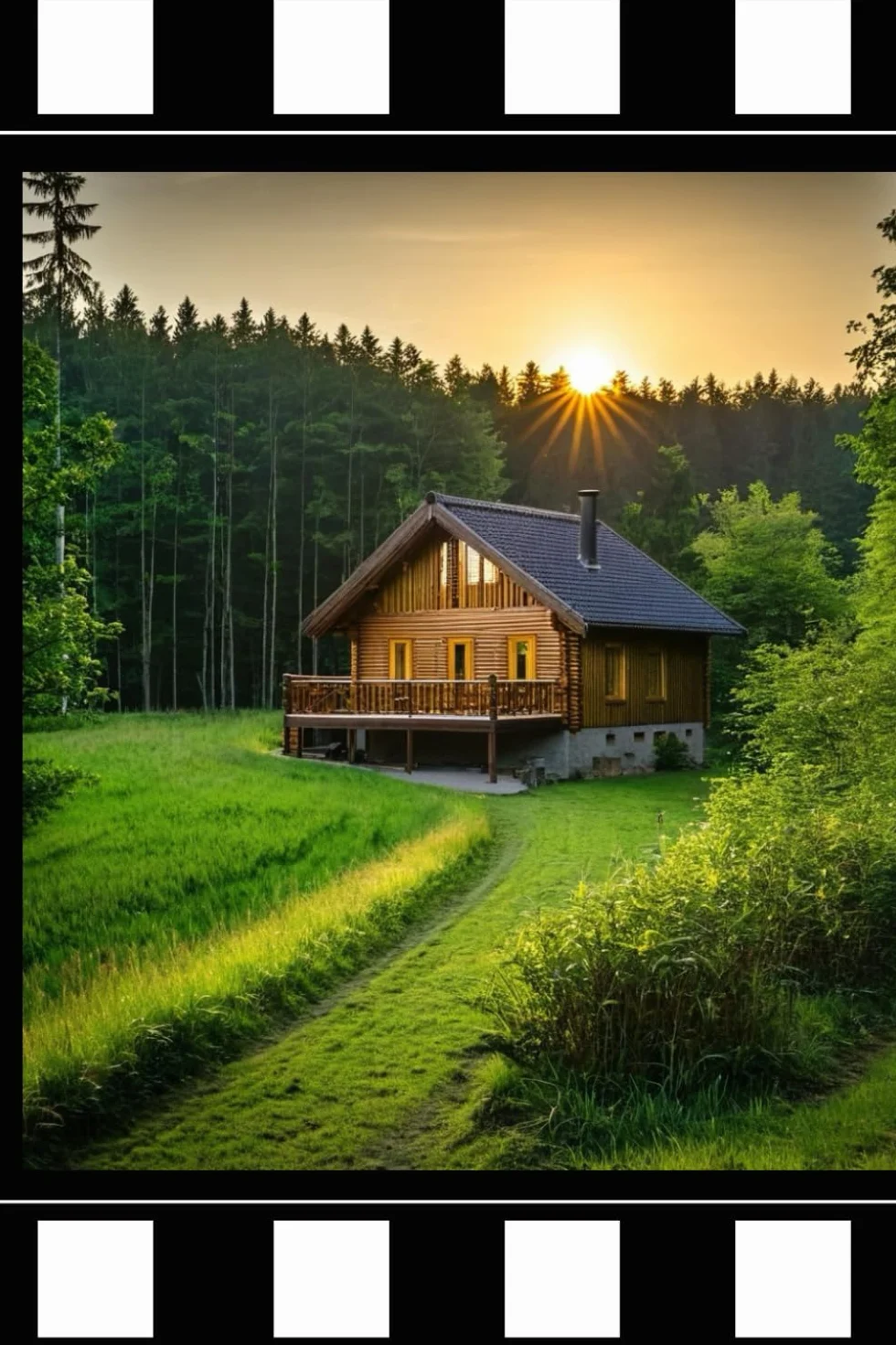 DREAM HOUSE IN THE FOREST LINED NOTEBOOK: MOTIVATING NOTEBOOK, GIFT FOR CO-WORKES, FRIENDS AND FAMILY
