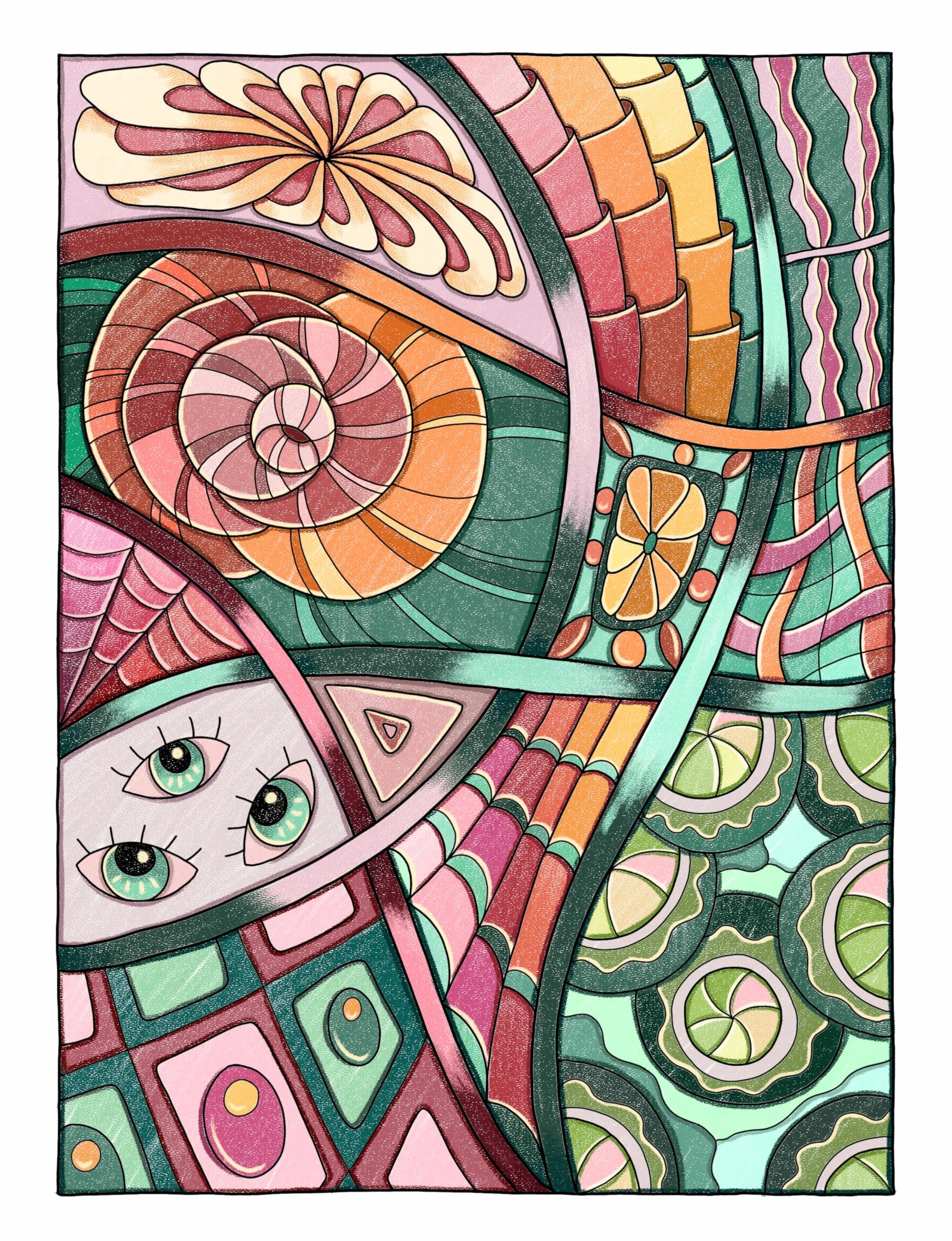 Mindfulness Patterns: Coloring Book with Creative Pattern Designs for Stress Relief and Relaxation