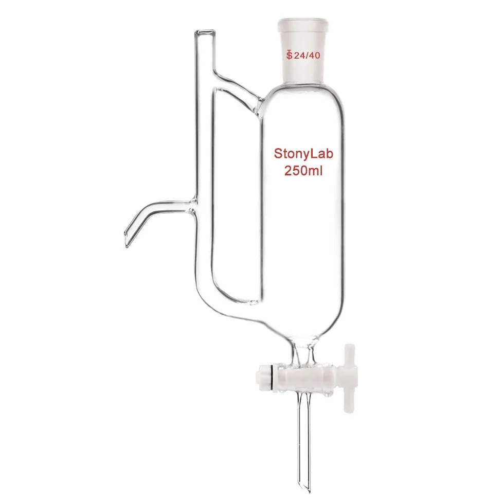 StonyLab Glas Öl Wasser Empfänger Separator 24/40 250 ml Destillation Kit
