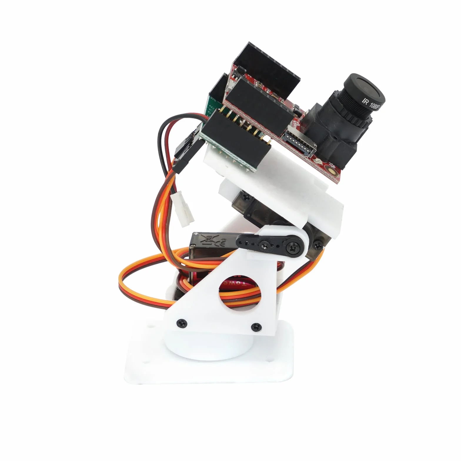 OpenMV Pan Tilt + 3.7V Li Battery + Charging Cable, SingTown, 360° Auto Tracking Face or Color Ball Robotics, Apply to OpenMV Cam H7 Plus, OpenMV Cam H7, OpenMV Cam M7, OpenMV Cam H7 R2