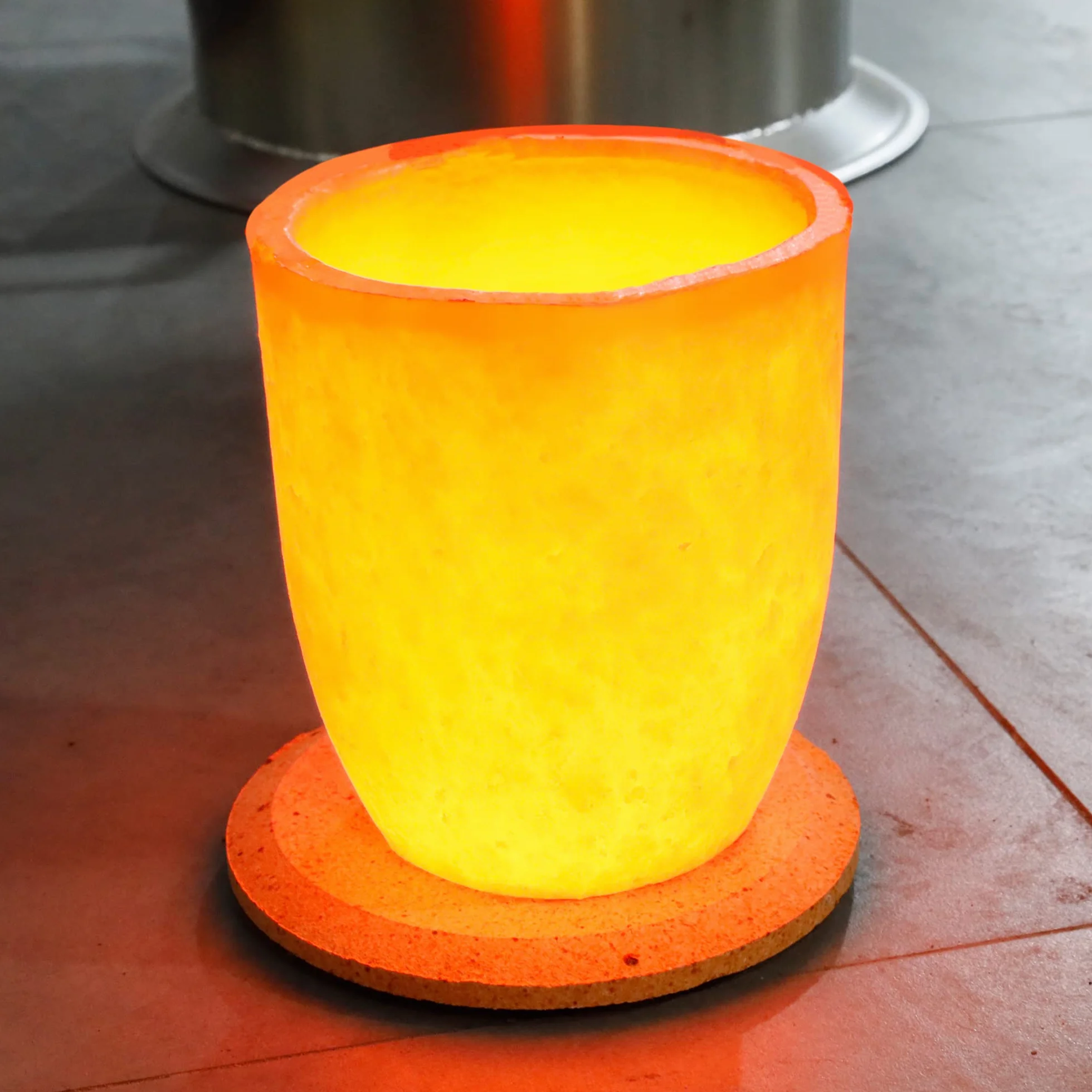 Tygiel grafitowy z węglika krzemu 6 kg-640 ml, do topienia metalu, wytrzymuje wysokie temperatury 1800 (3272°F), topienie, odlewanie, rafinowanie aluminium, złota, srebra, miedzi