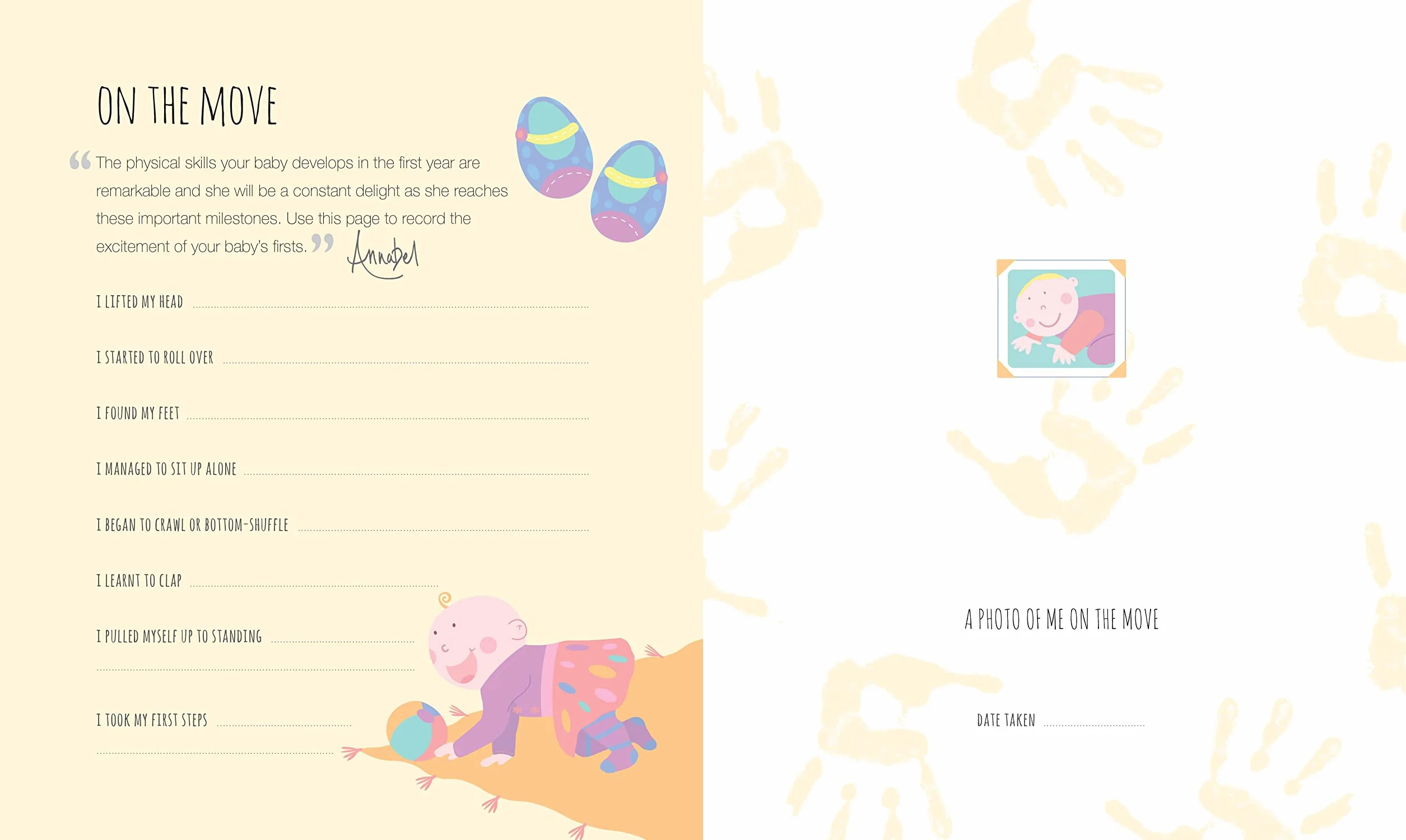 Baby's First Year Journal: A Keepsake of Milestone Moments