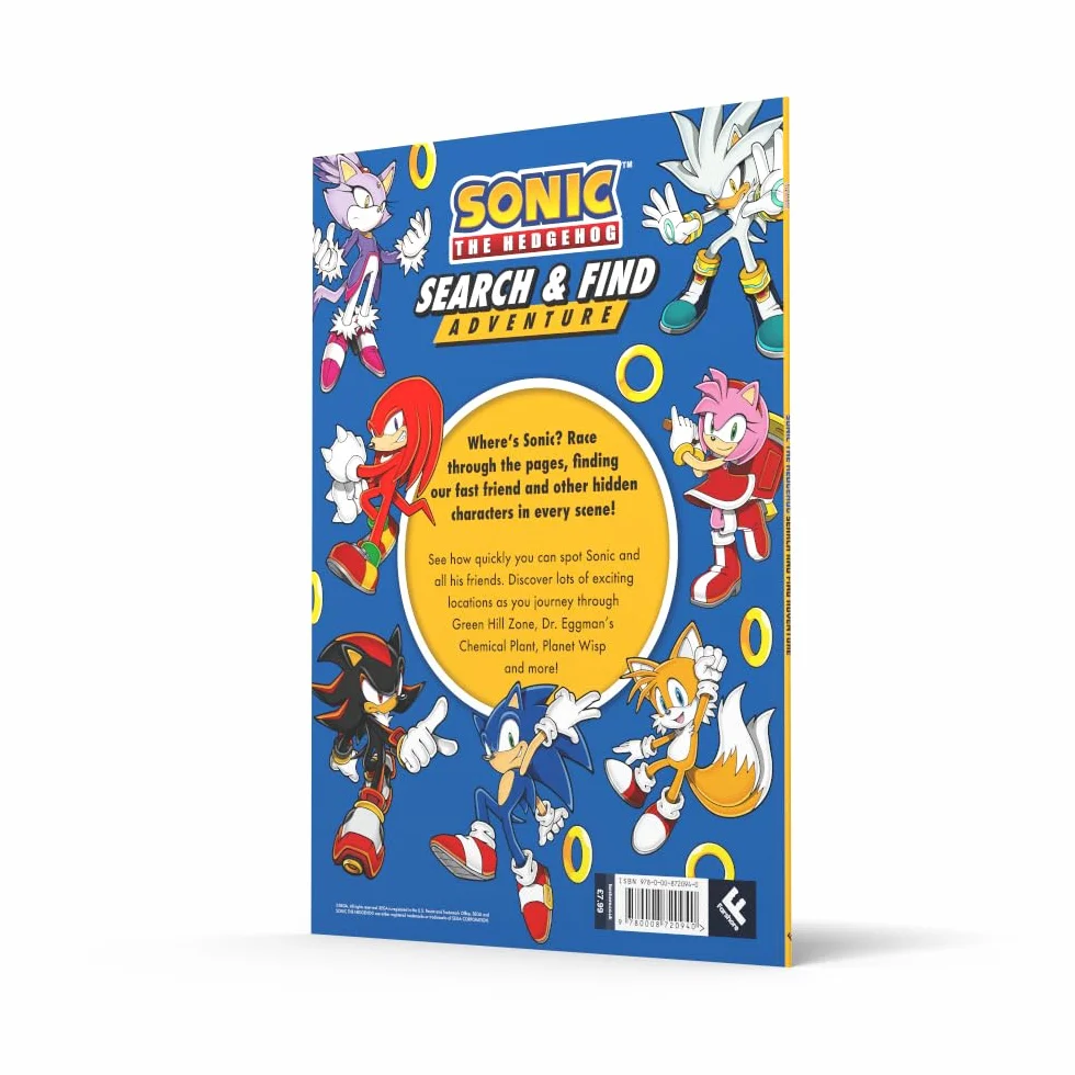 Sonic the Hedgehog Sticker Quest: Sonic vs Shadow: Sticker Activity Book packed with puzzles and over 200 stickers! Perfect for fans of the games, movies and TV shows