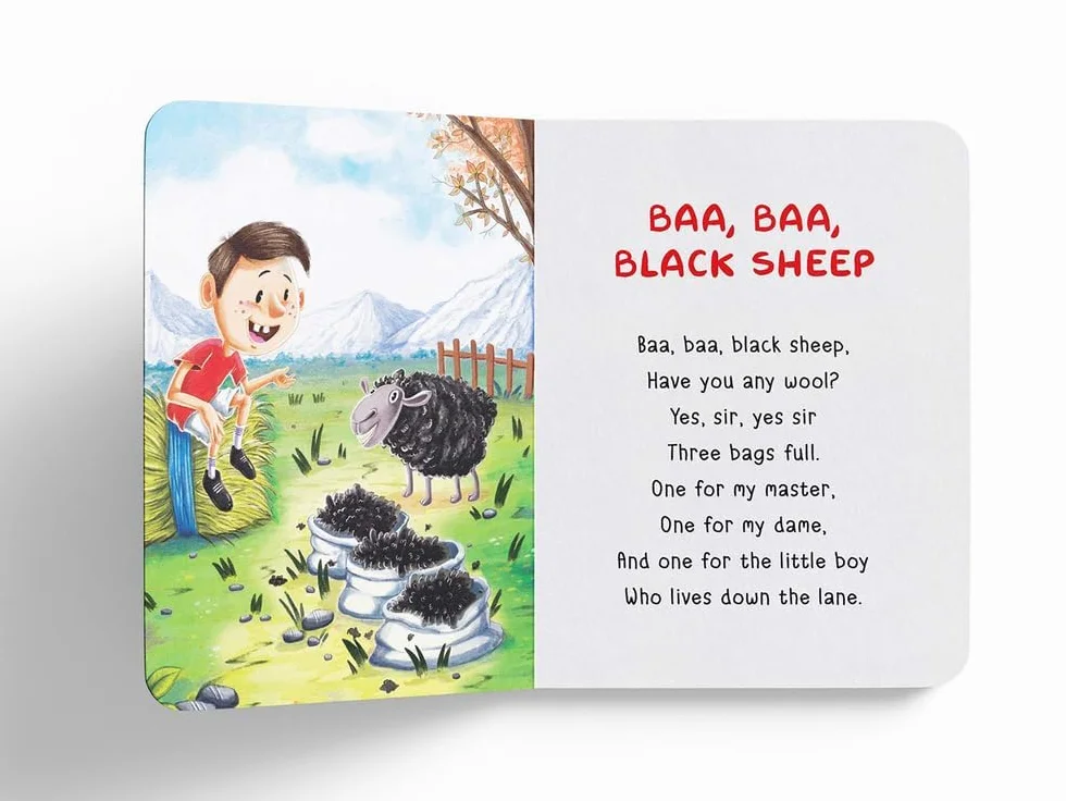 Nursery Rhymes Board Book: Illustrated Classic Nursery Rhymes