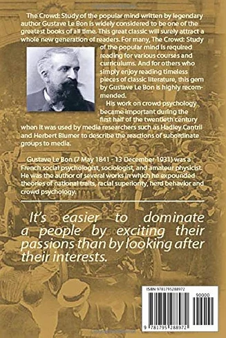 The Crowd: Study of the popular mind