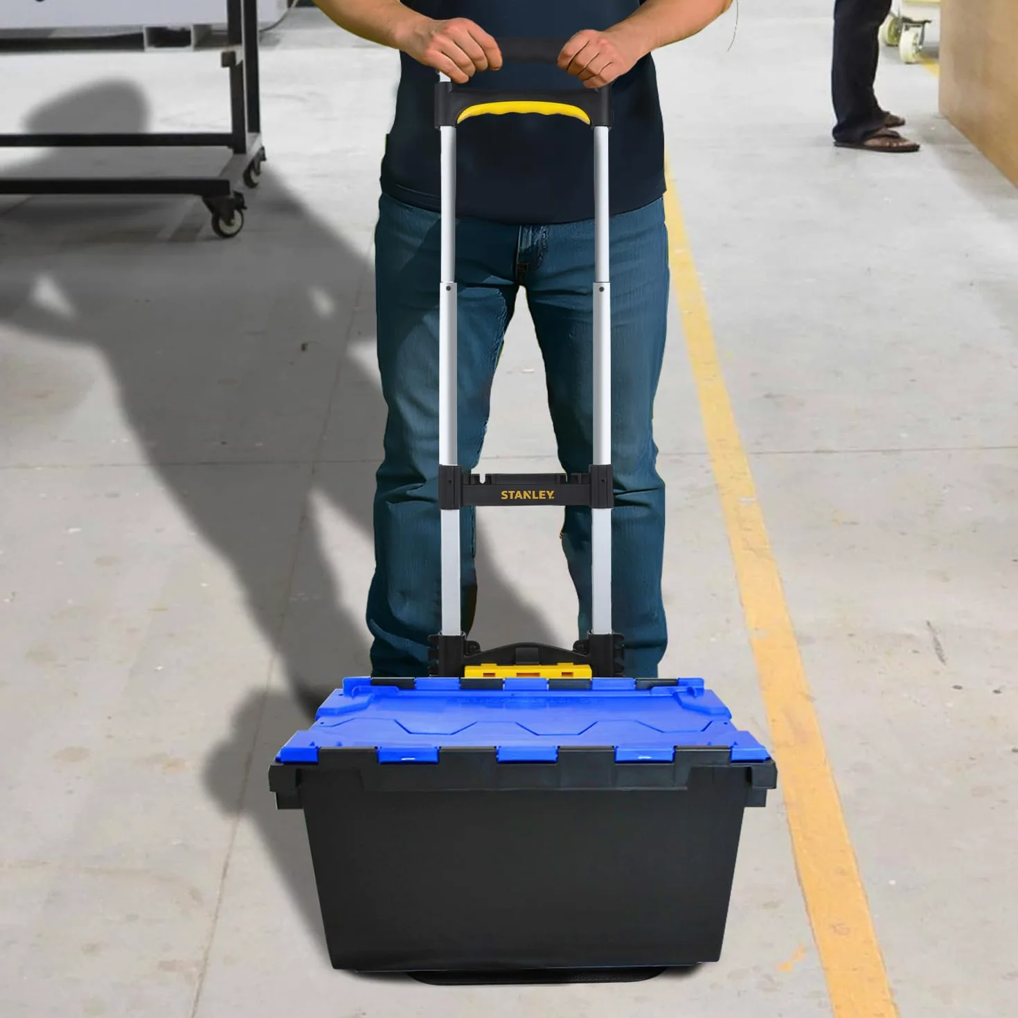 Stanley SXWTD-FT501 Składany Wózek Transportowy, Srebrny/Czarny, 70 kg