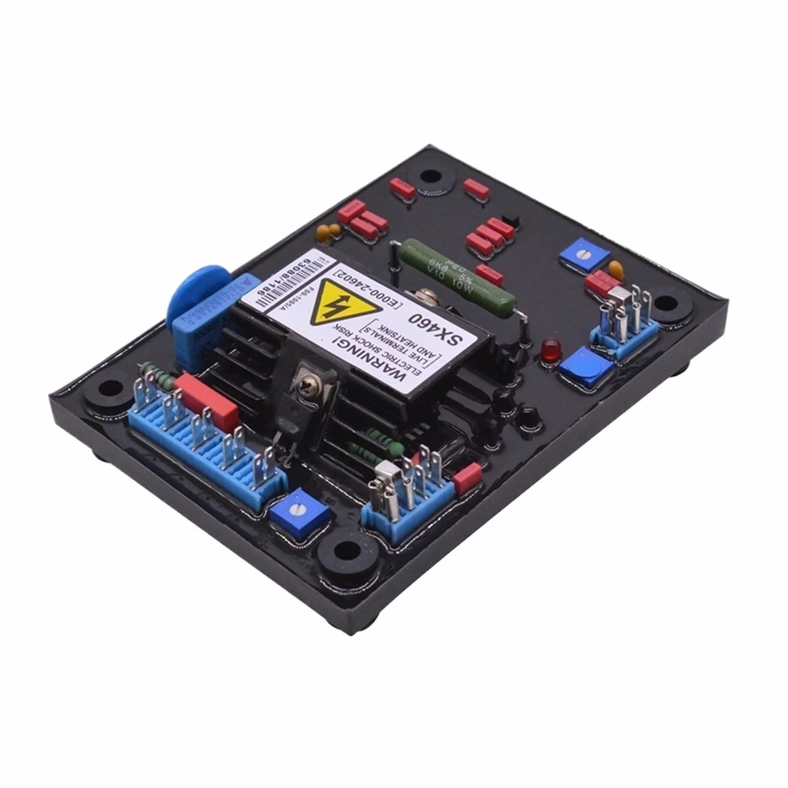 1 szt. AVR SX460 Automatyczny regulator napięcia do bezszczotkowego generatora kondensatora czerwony