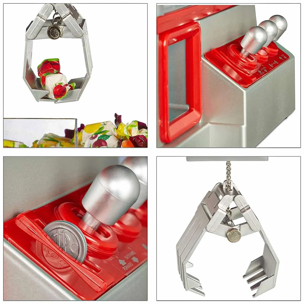 mikamax - Candy Grabber - Candy Machine - Czerwony - Uchwyt automat