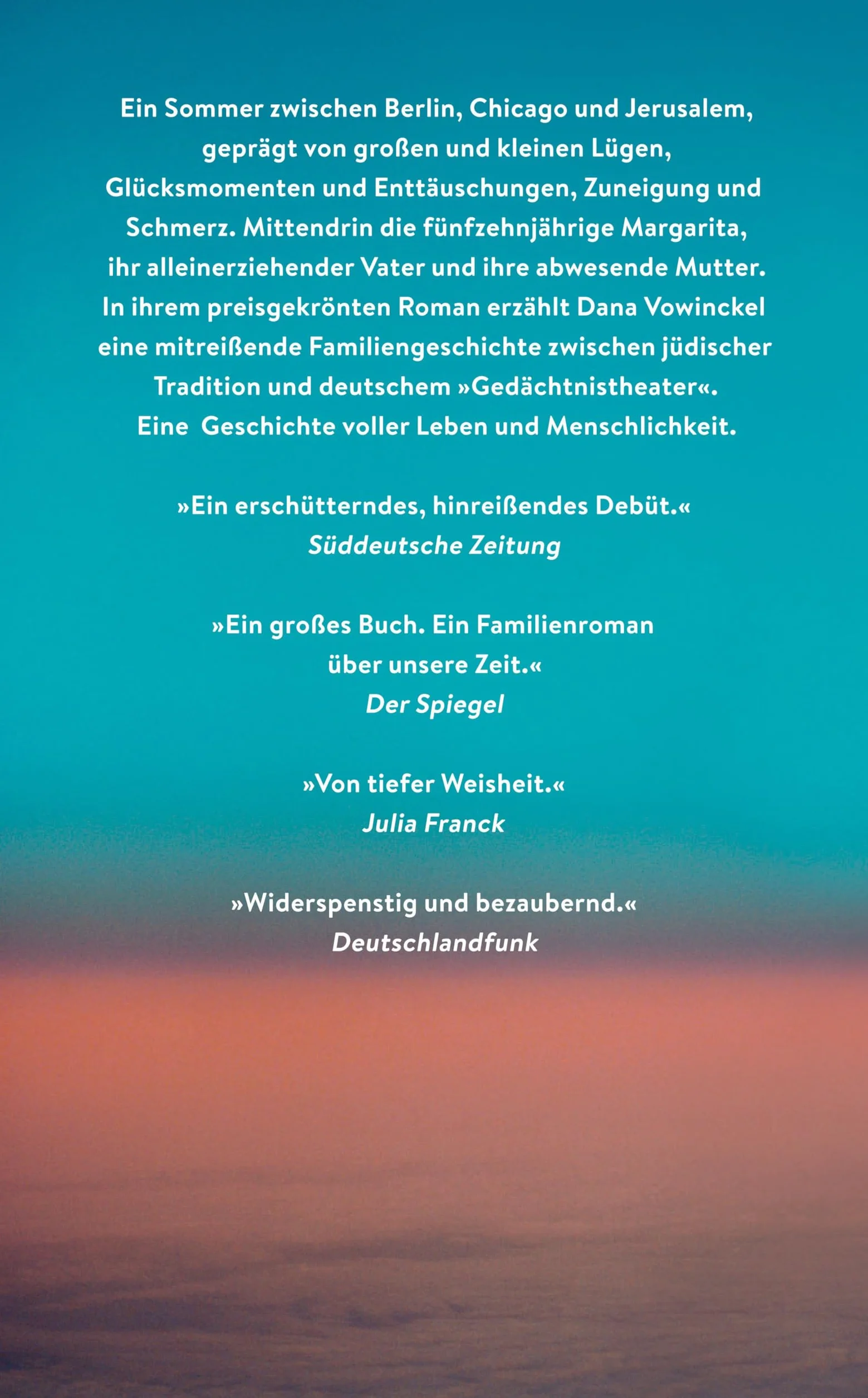 Gewässer im Ziplock: Roman | Ein mitreißendes Porträt jüdischen Familienlebens heute