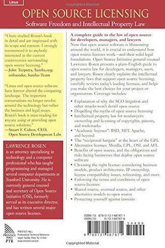 Open Source Licensing: Software Freedom and Intellectual Property Law