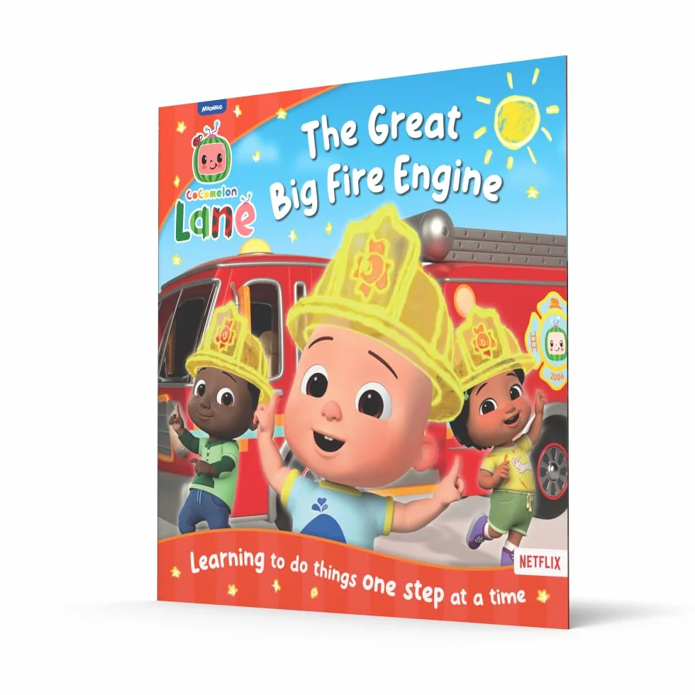 CoComelon Lane: The Great Big Fire Engine Picture Book: A gentle early-learning storybook about feeling worried for CoComelon fans