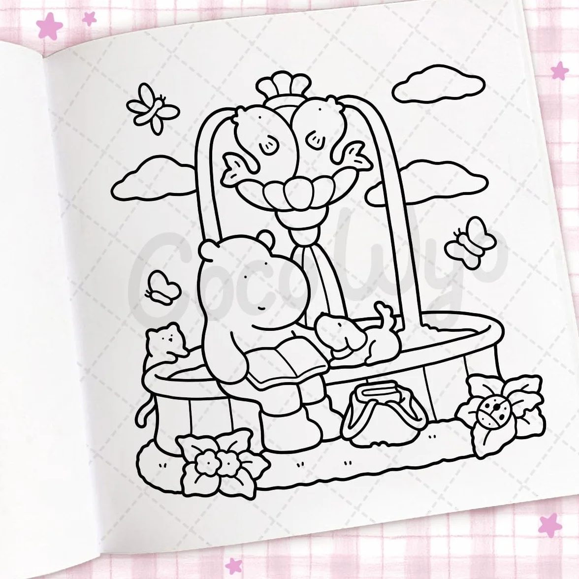 Cozy Days: A cute and comfy colouring book