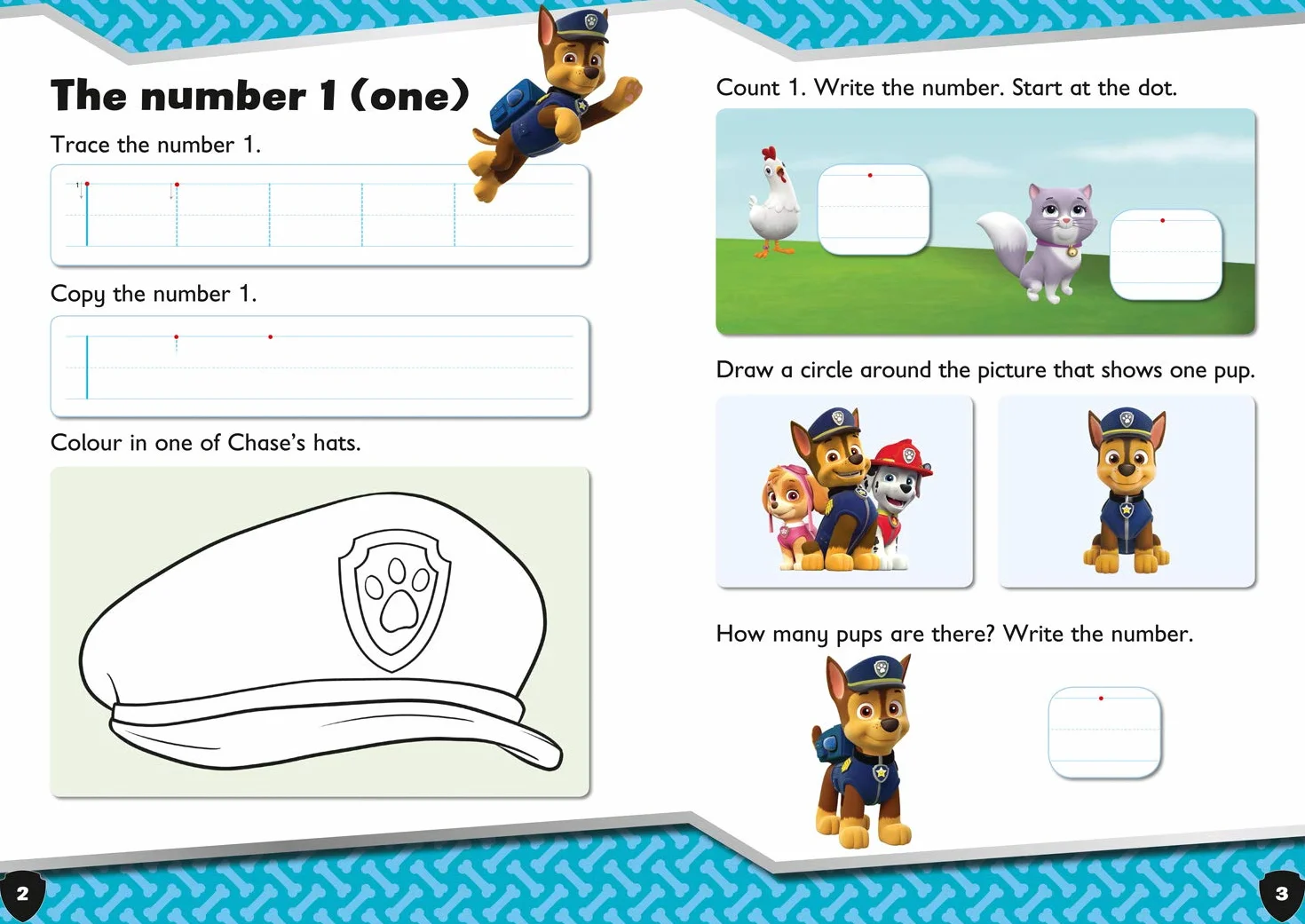 PAW Patrol First Numbers Activity Book: Have fun learning to read, write and count with the PAW Patrol pups