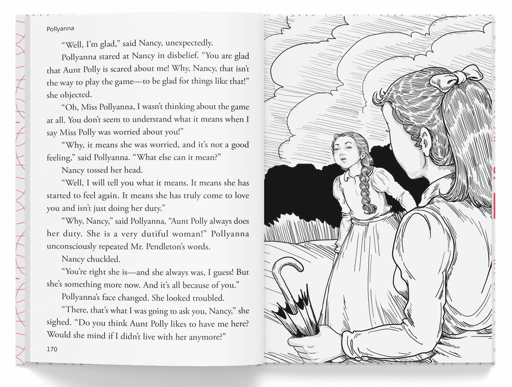 Pollyanna: Illustrated Abridged Children Classics English Novel with Review Questions (Hardback)