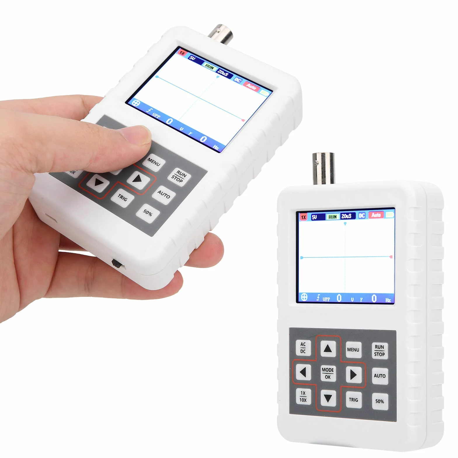 Oscyloskop ręczny 2,4 cala TFT LCD 5MHz 20MS/s 16 MB 1200 mAh