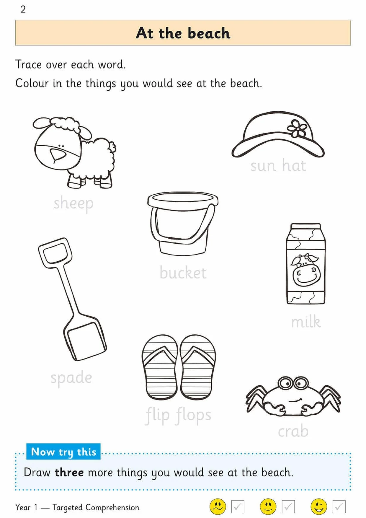 KS1 English Year 1 Reading Comprehension Targeted Question Book - Book 1 (with Answers)