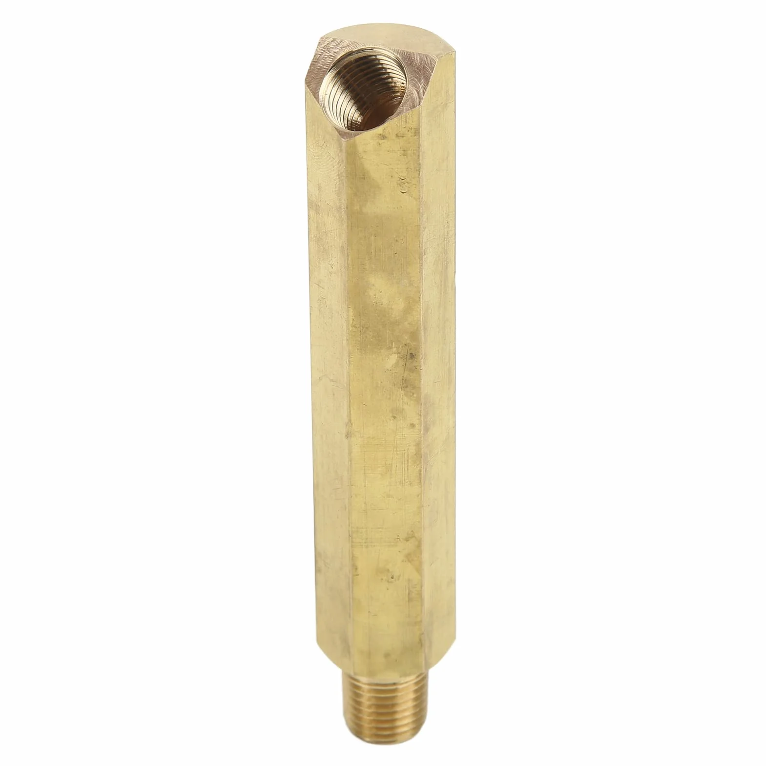 Przedłużenie pomiaru ciśnienia , 1/4 cala NPT 115 mm długość adapter przedłużający ciśnienie zamiennik do silnika Windsor 260 289 302 351 V8