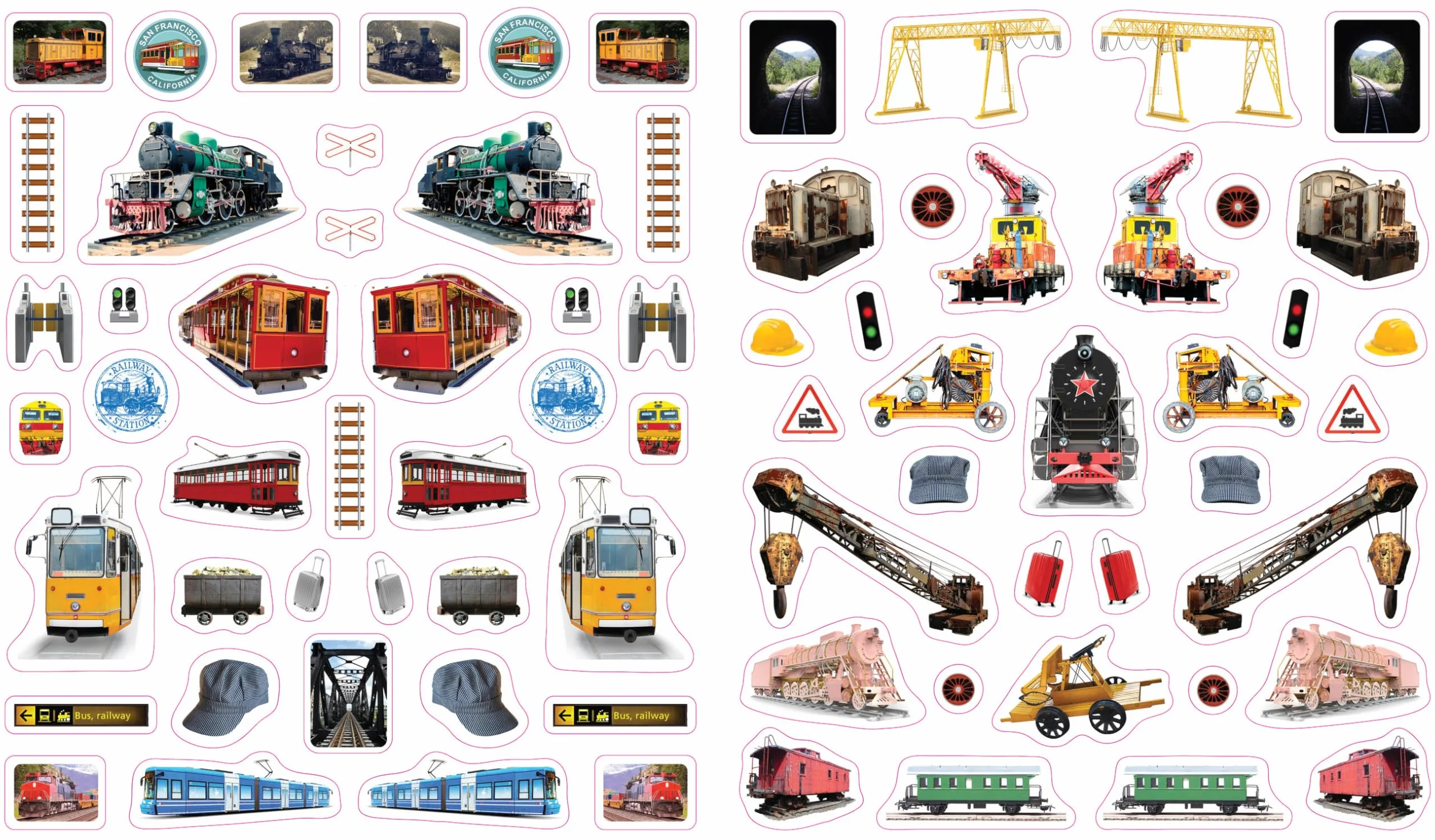 Eyelike Stickers: Trains: 1