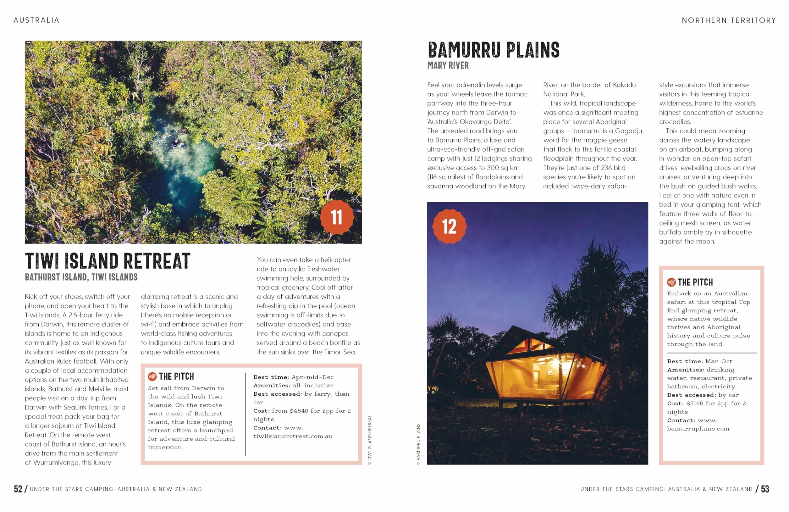 Under the Stars Australia and New Zealand 1ed -anglais-: 200 Amazing Places Beneath the Night Sky | Wild Camping to Cabins & Huts | Best Sights & Activities Nearby