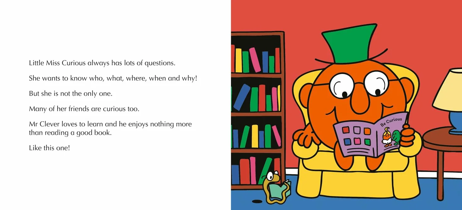 Mr. Men Little Miss: Be Curious: A NEW book for 2025 about the joy of learning from the Classic Illustrated Children’s series about feelings