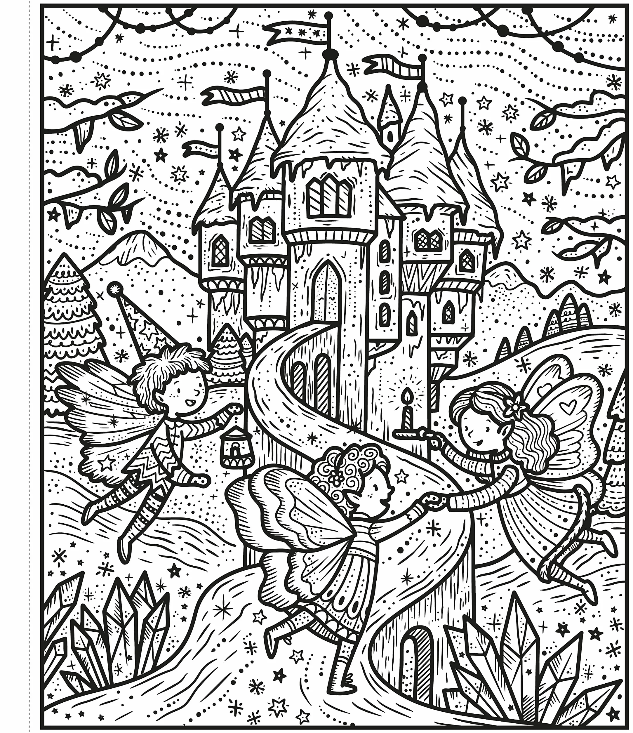 Winter Wonderland Magic Painting Book