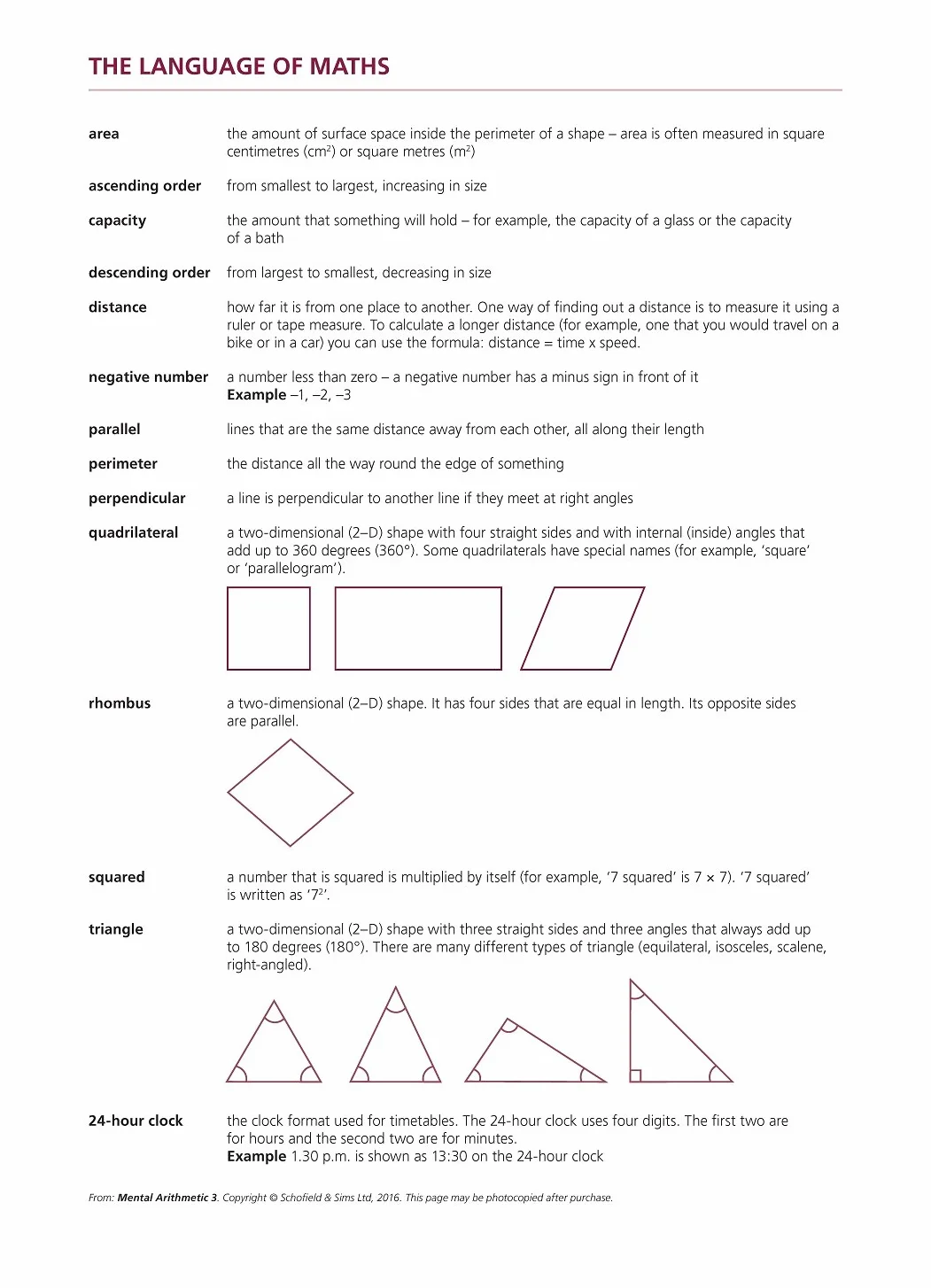 Mental Arithmetic Book 3: KS2 Maths, Years 4-5, Ages 8-10