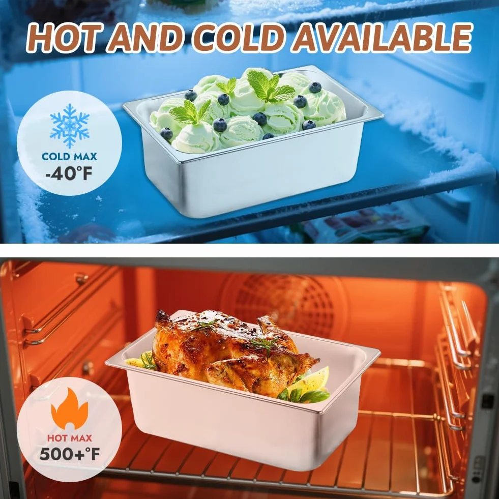 Zestaw misek do panierowania, 3 sztuki, 1/3 pojemników ze stali nierdzewnej z pokrywką, zestaw do panierowania kotletów, odporne na wysokie temperatury, pojemniki gastronomiczne, kotlety mięsne, ryby