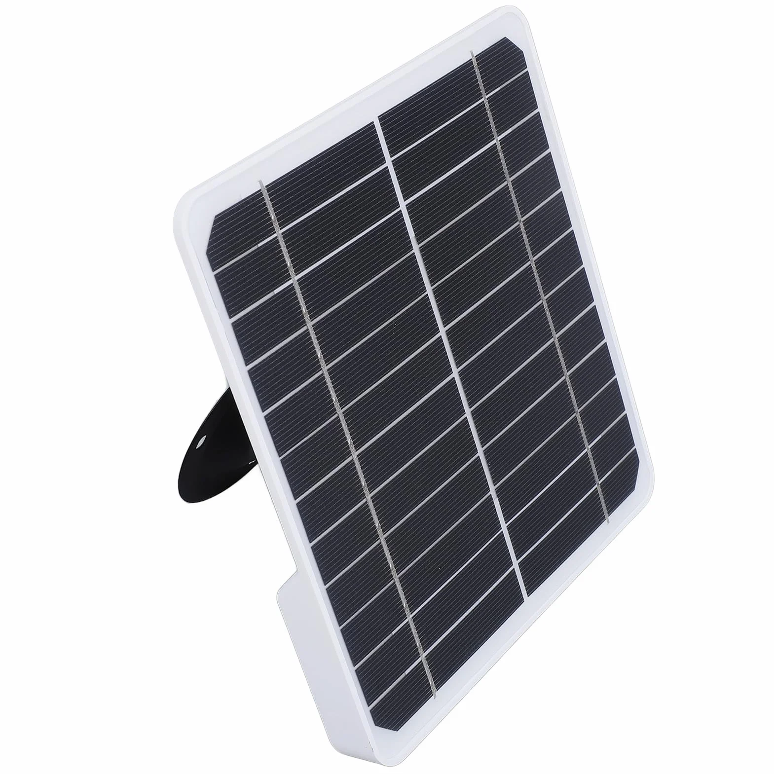 Semme Panele słoneczne do kamer, panel słoneczny z kamerą z panelem słonecznym z kablem ładującym 9,8 stóp 20 W 5 V do montażu na ścianie monokrystaliczna ładowarka